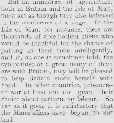 Isle of Man Times, 1940