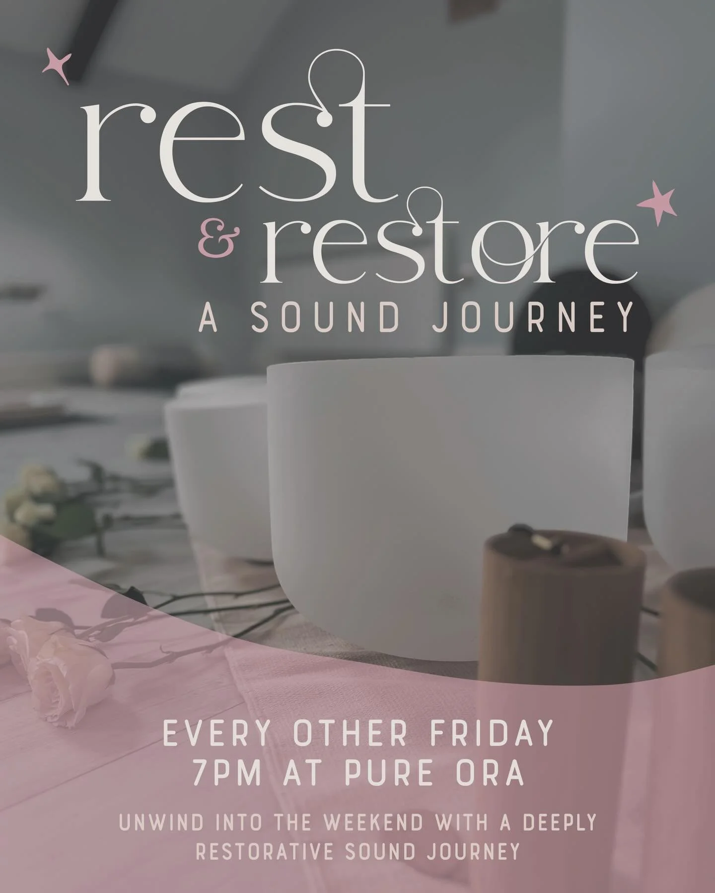 This Friday evening, I&rsquo;ll be holding a quiet, restorative sound journey at 7pm &mdash; a space to lie back, soften and be gently carried into rest through soothing, layered sound.

It feels like the right moment to finally give this offering it