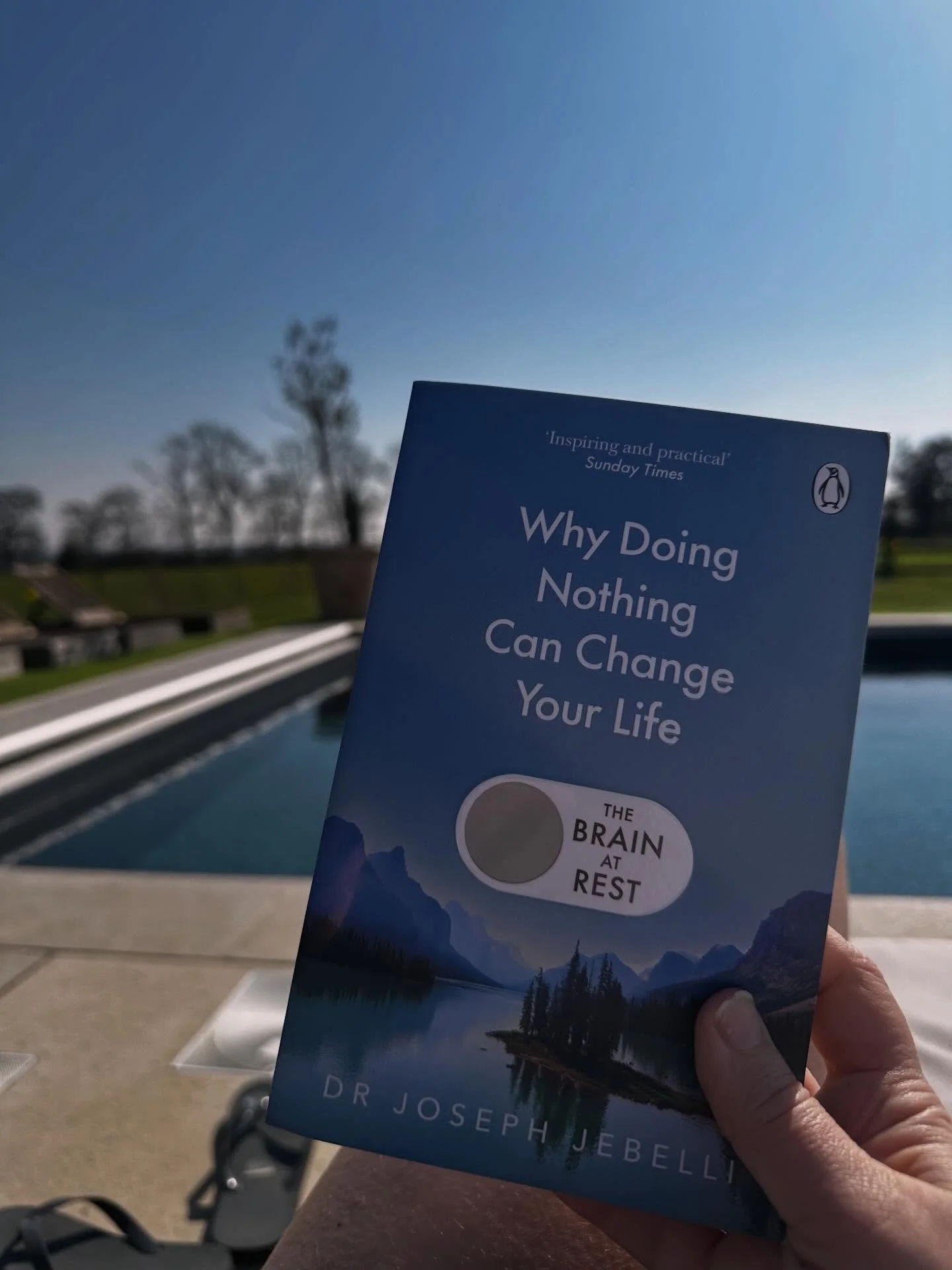 This month we have been reading The Brain at Rest for La Lune Book Club, and it is such a great read with great advice in it on how to slow down and the advantages of rest. The timing of it when I am on a week off and struggle to switch off seems mag
