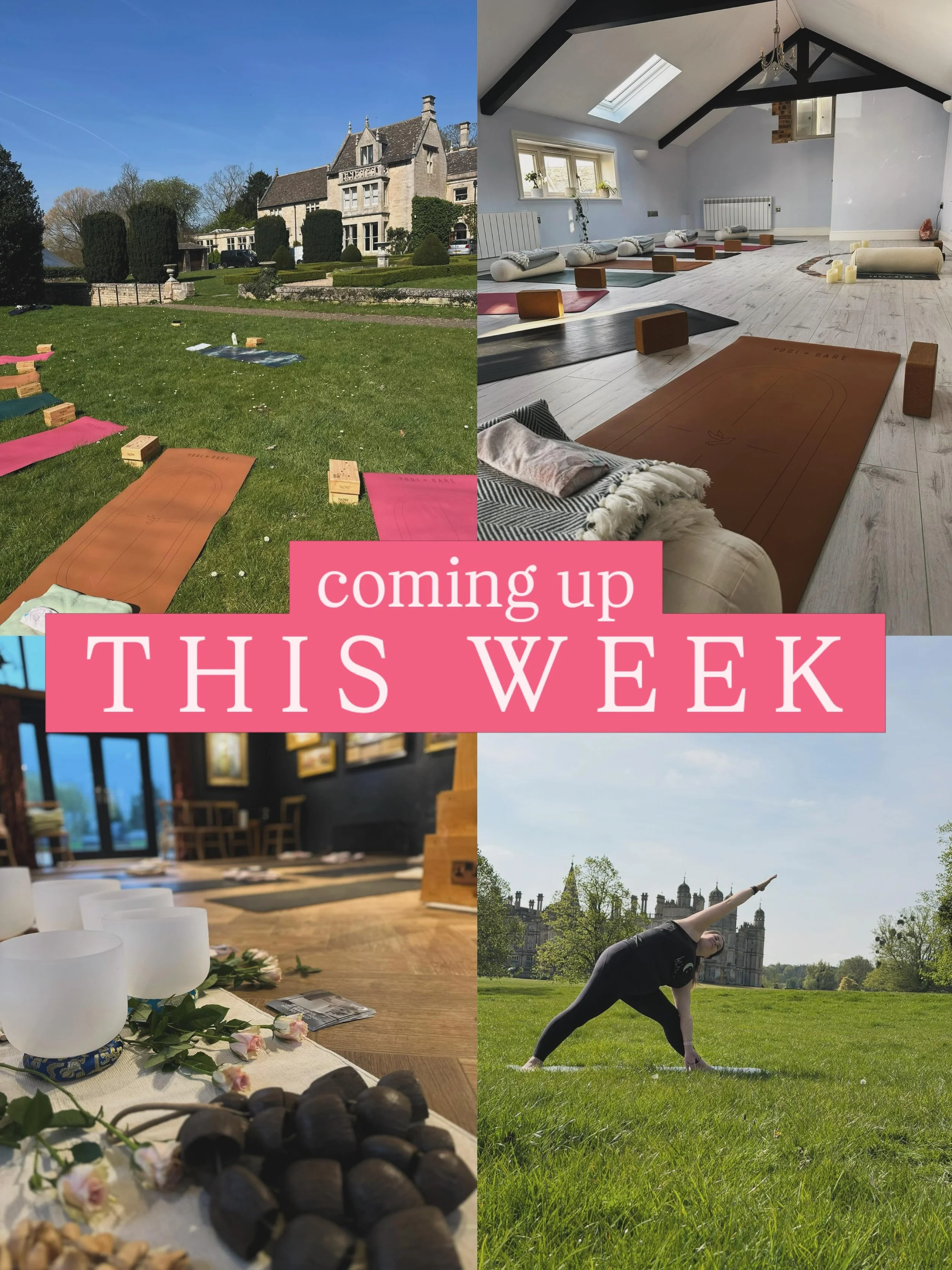 Tomorrow marks a new week, and a new opportunity to take some time for yourself ✨ Whether that&rsquo;s a Flow Yoga class, a slower stretch session, or an hour of sound healing to completely switch off.

We&rsquo;re heading into the final week of our 