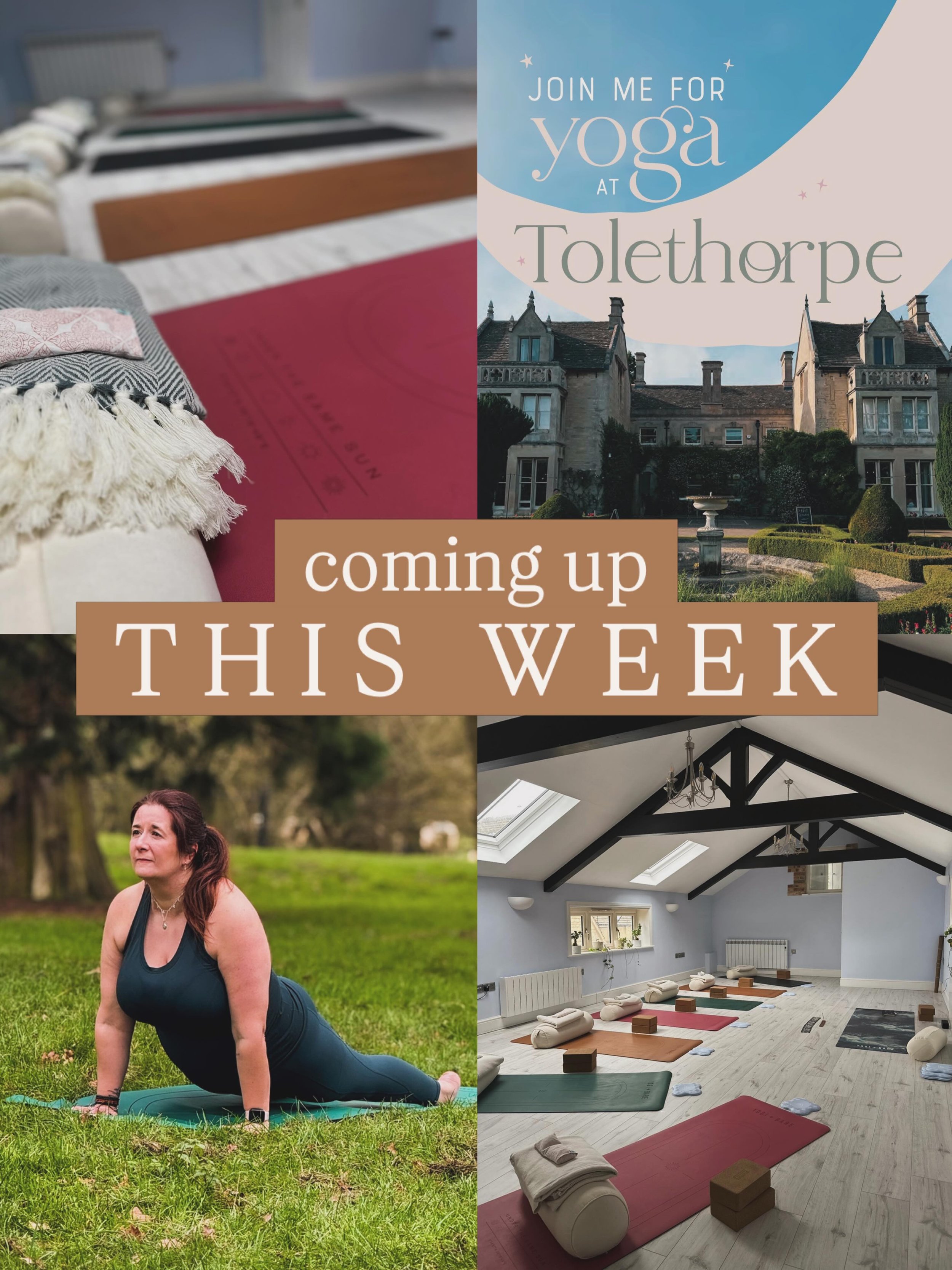 This week is all about yoga 🤍 Whether we&rsquo;re flowing in the studios or back outside at Burghley in the sunshine next Sunday, I can&rsquo;t wait to move with you all this week.

It&rsquo;s been so lovely recently seeing new faces starting their 