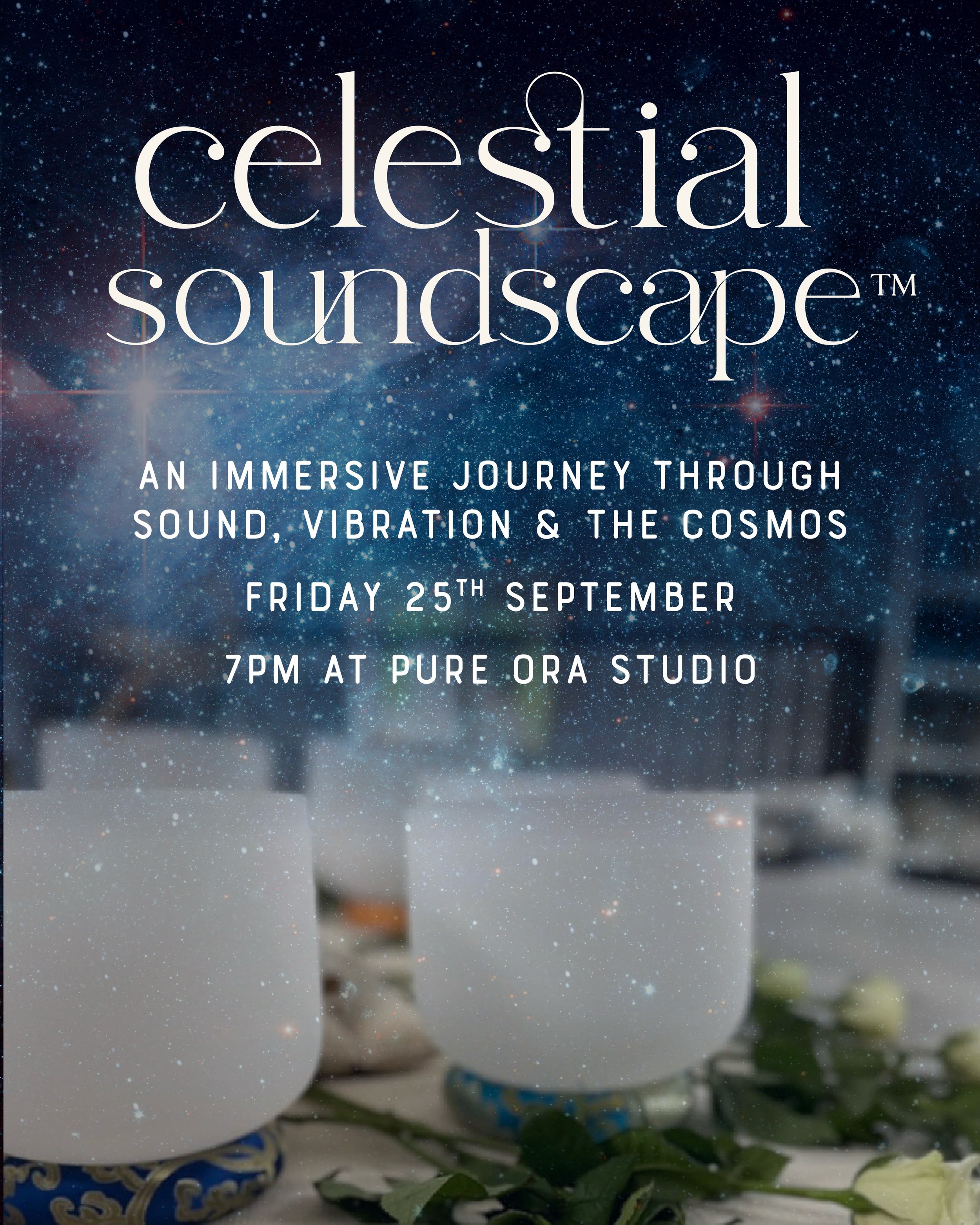 ✨ Only 10 days to go until our first Celestial Soundscape&trade; at Pure Ora. The perfect way to start a full moon weekend 🌕 

Come and enjoy 75 minutes to leave the world behind, escape the endless to-do lists and have an evening that is completely