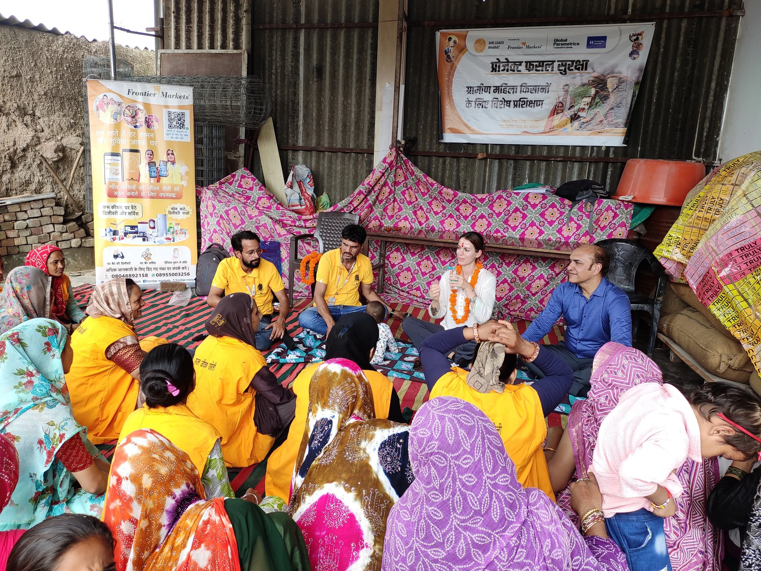 Bringing parametric protection to rural women farmers across India - powered by local women entrepreneurs.