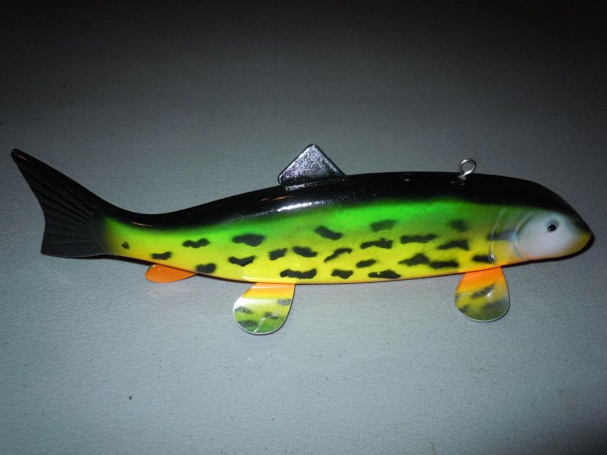 9" Fire Tiger Sucker