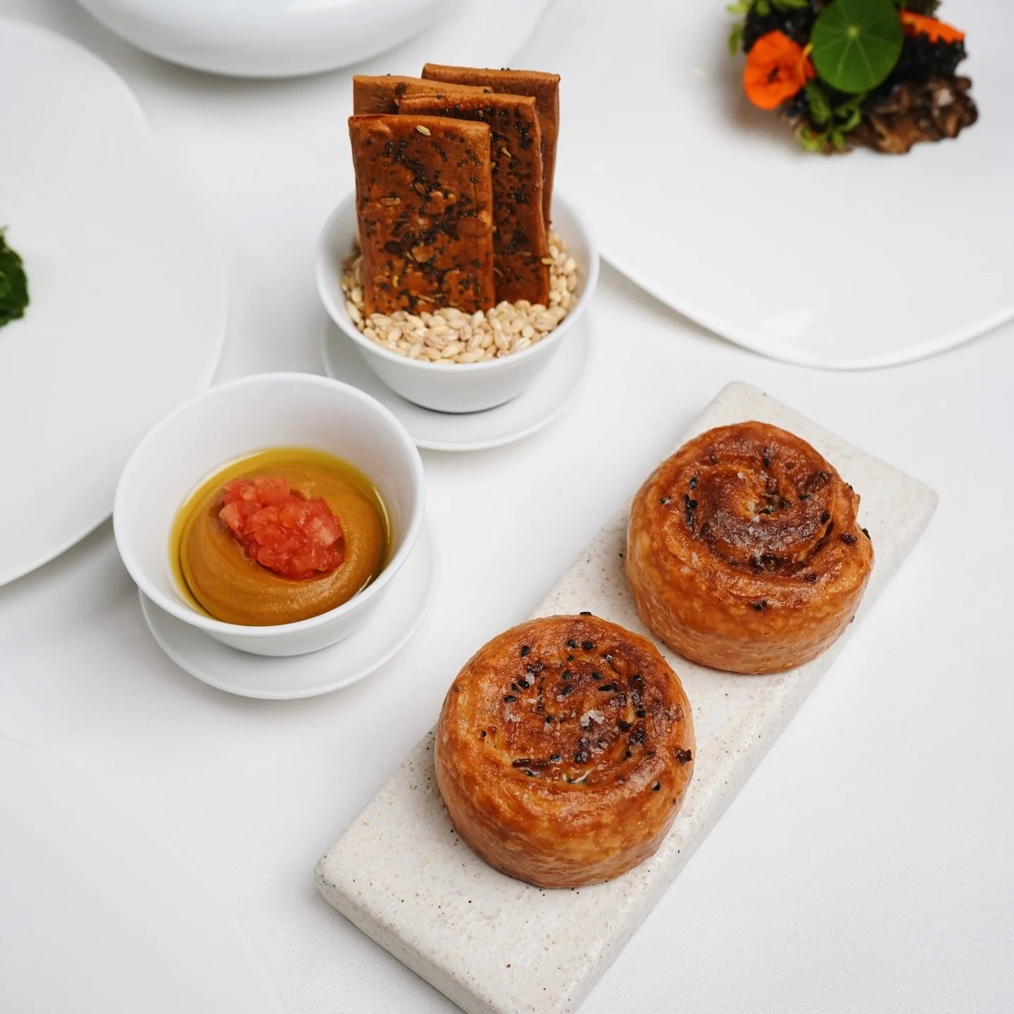 Every great meal deserves a strong start 🧅

Our Laminated Roscoff Onion Brioche is delicately layered, light and buttery, full of depth and made to be savoured from the very first bite 💜

#bohemiajersey #jerseyci #michelinguide #aahospitality