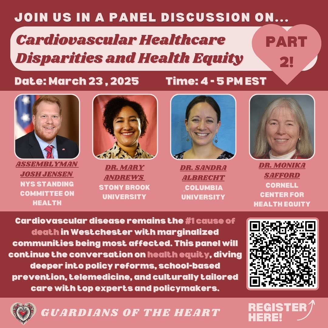 Join us for our second panel of 2025❣️

Cardiovascular disease remains the leading cause of death&mdash;how can we close the gap in healthcare disparities? 
Join top experts &amp; policymakers as they tackle health equity, telemedicine, and culturall