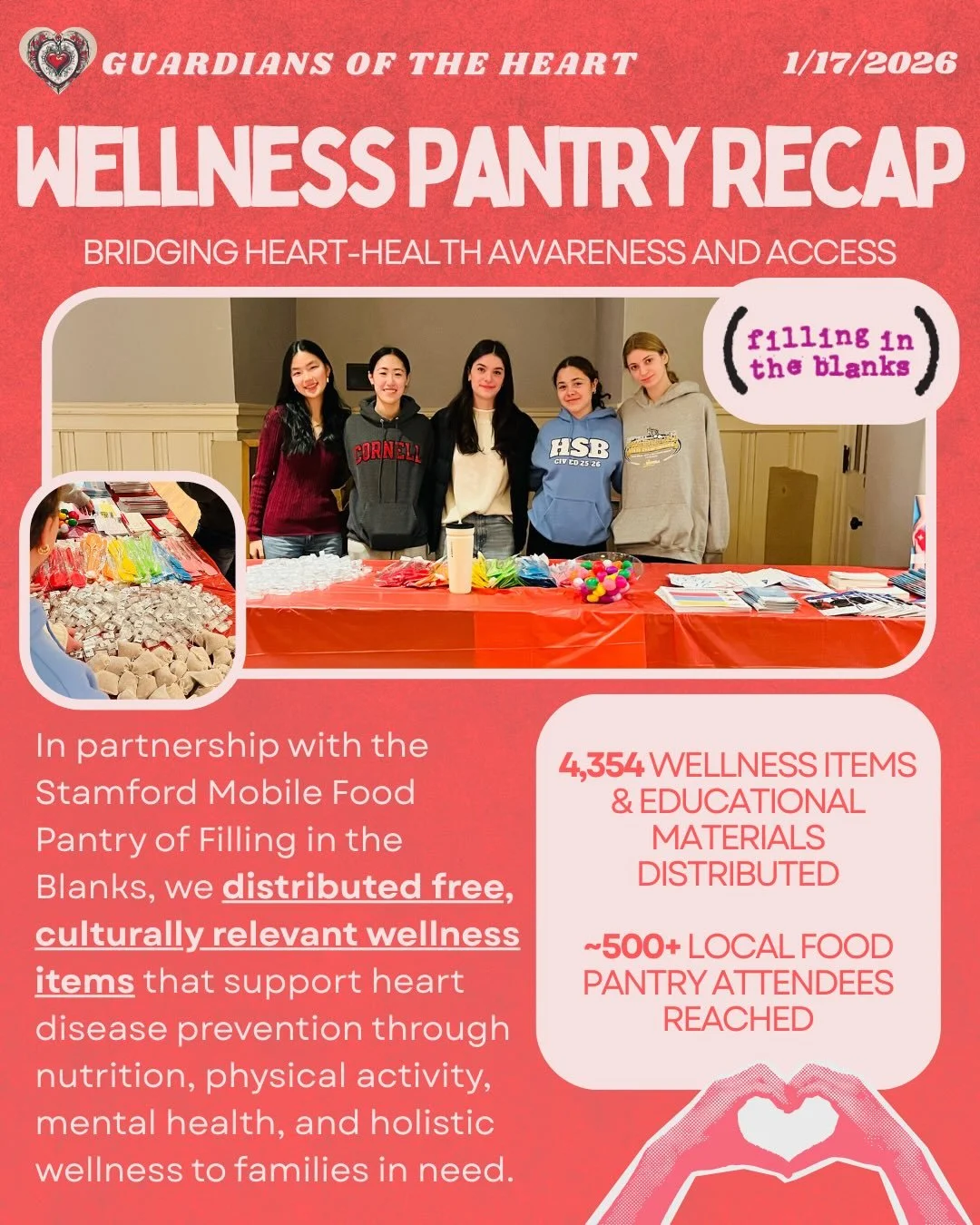 So grateful for the opportunity to be part of this Wellness Pantry and share heart health resources with the community❣️
Thank you to our partners and supporters who made this possible 🫶
Swipe to see more details!