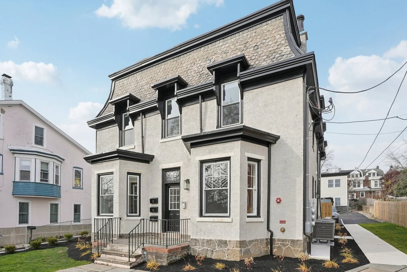 Classic character. Contemporary comfort.⁠
⁠
472 Roxborough Avenue pairs a restored Victorian residence with new construction apartments in the back, on a quiet Roxborough neighborhood street. Swipe to see the transformation - from original structure 