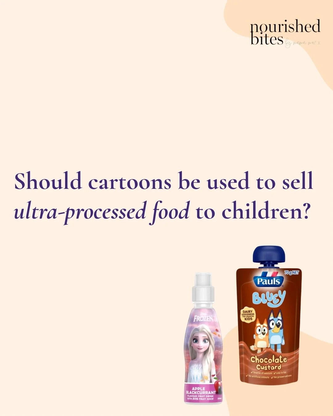 Why can&rsquo;t they promote normal, healthy foods for kids? 🤷🏻&zwj;♀️🥲 #askingforamum 

It&rsquo;s bloody hard to compete with bright packaging, familiar characters, and clever marketing designed to pull kids in.

These foods are made to feel fun