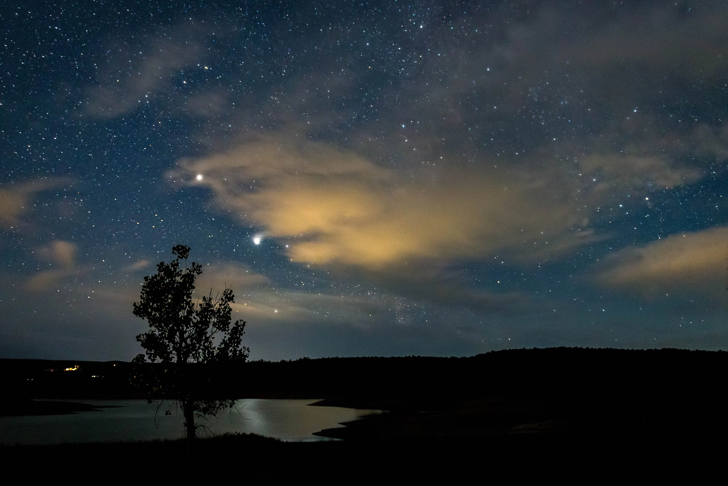 A sky full of stars above Crawford State Park, Colorado.