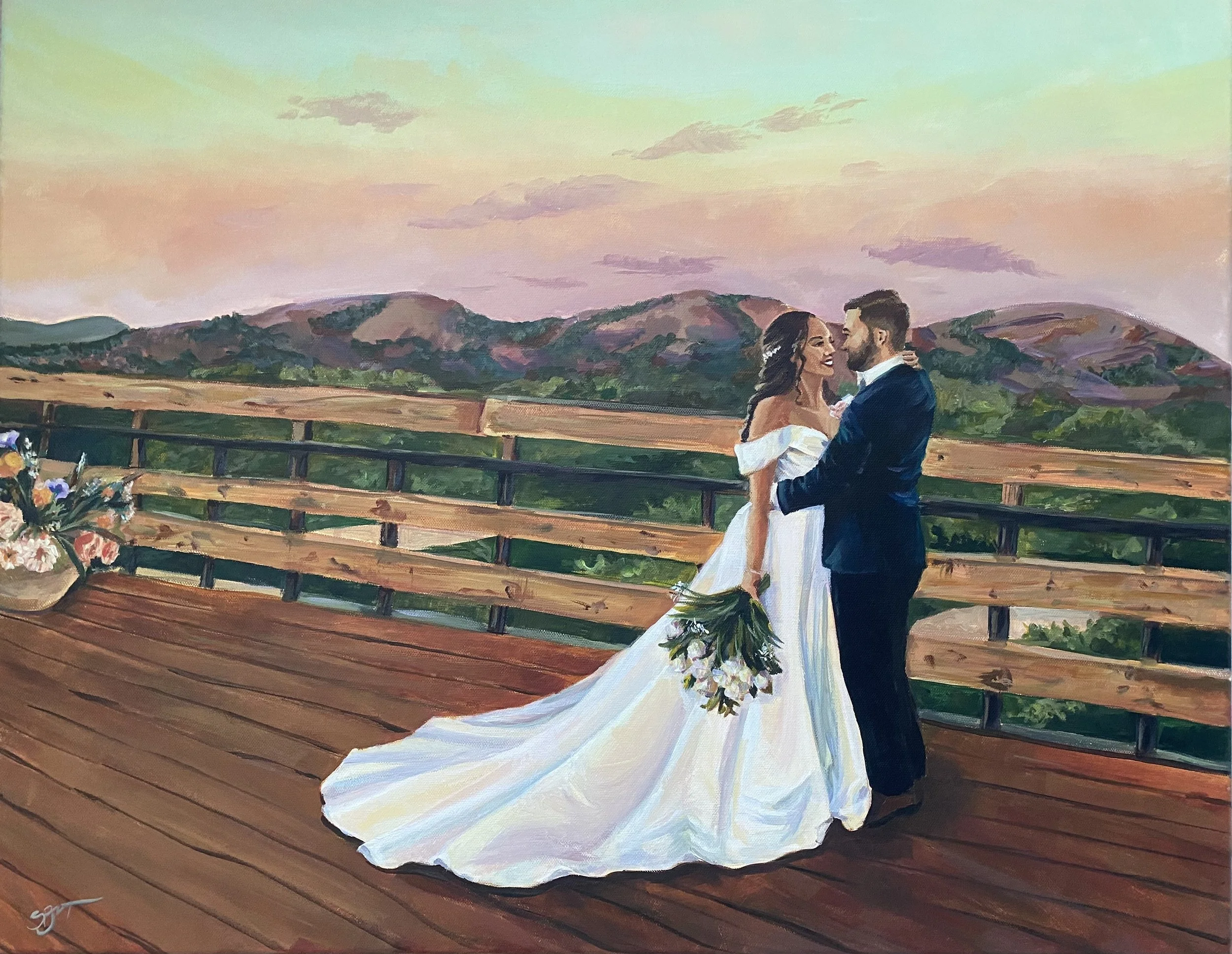 Studio Wedding Paintings