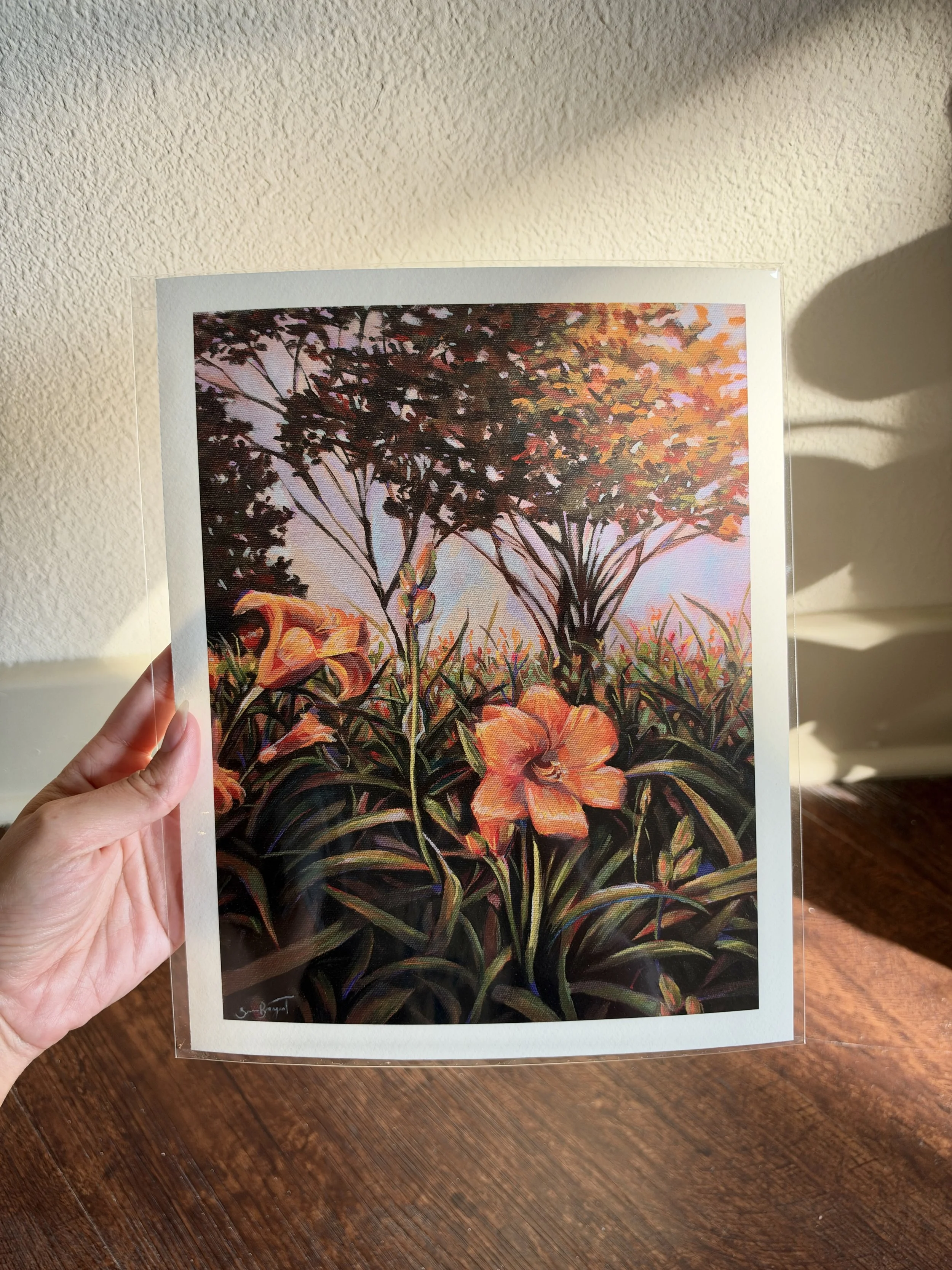 LSU Daylilies Print