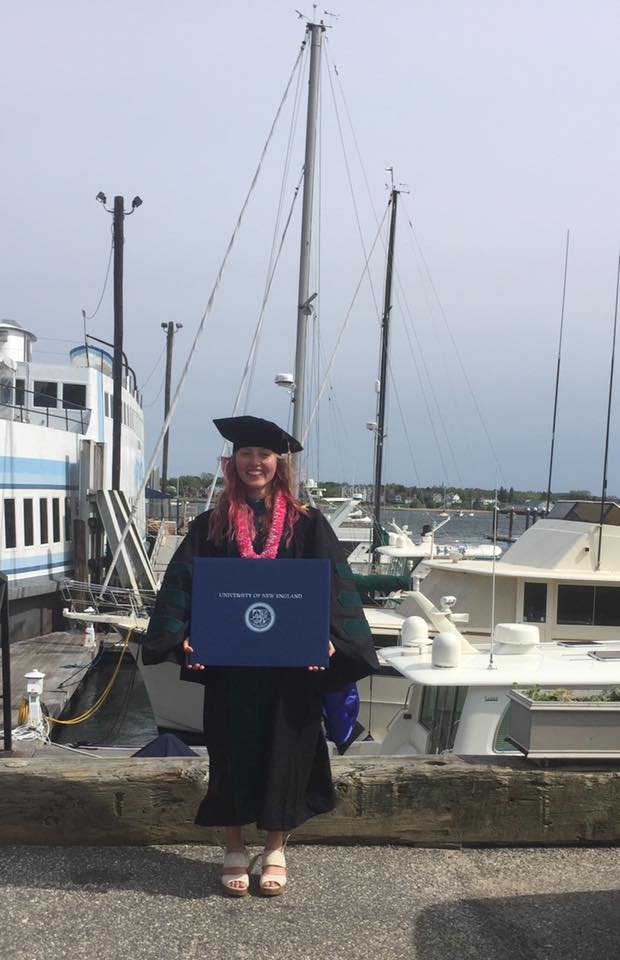I got to wear an awesome Wizard Suit when I graduated with my Doctor of Physical Therapy Degree in May 2016. I graduated from the University of New England in Portland, Maine.