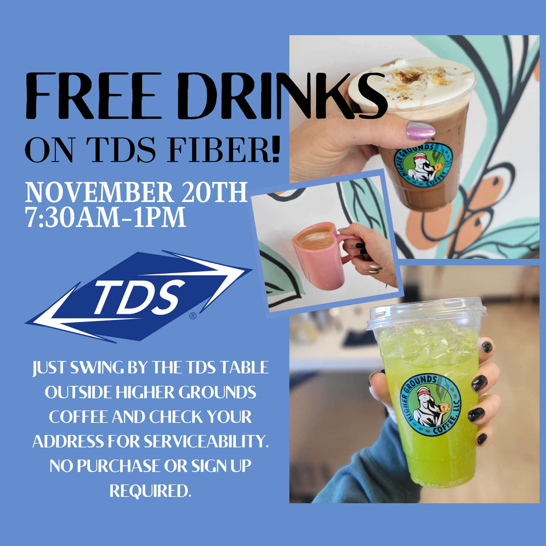 TDS FIBER POP-UP EVENT!