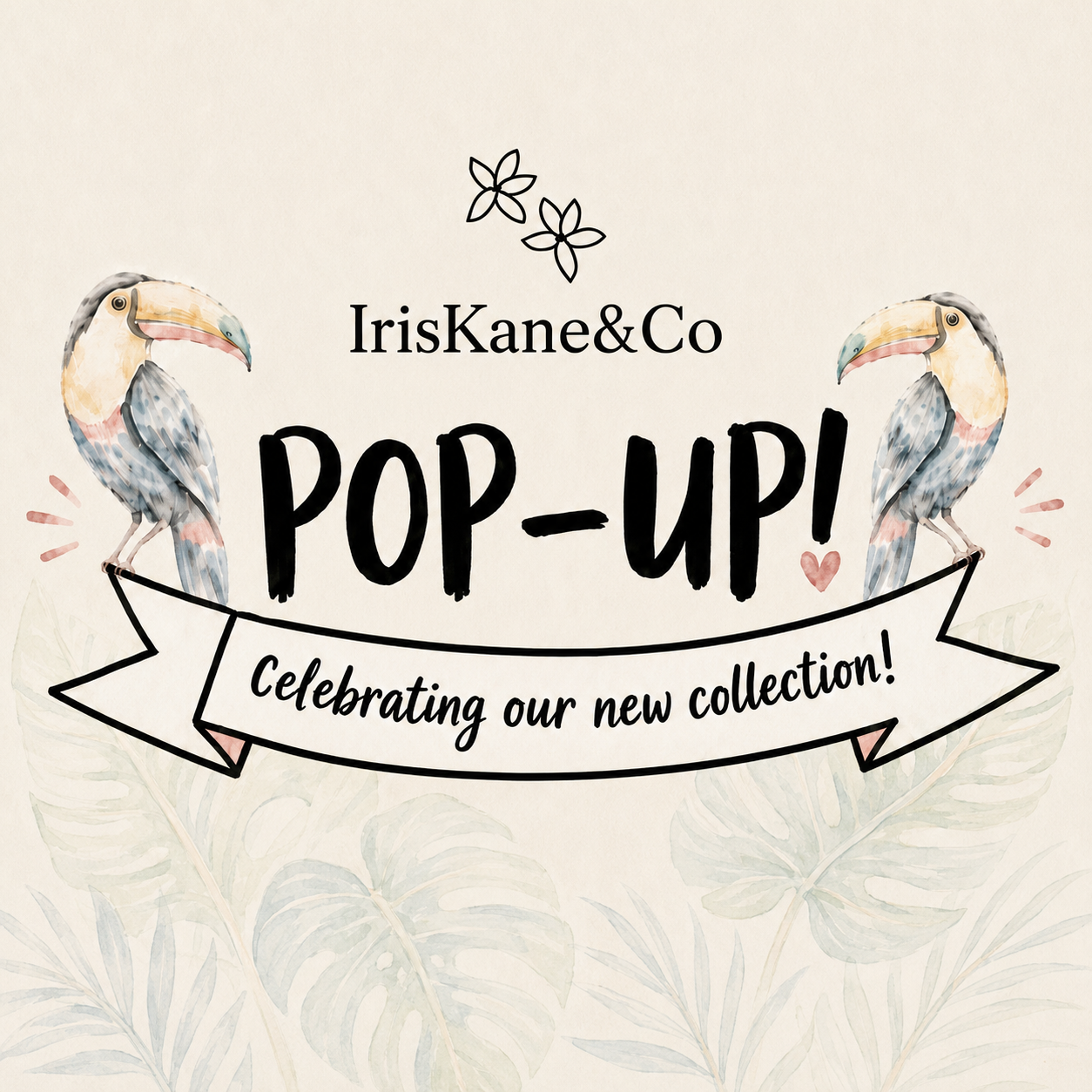 Iris&Kane Co. Pop-Up at Little Sips
