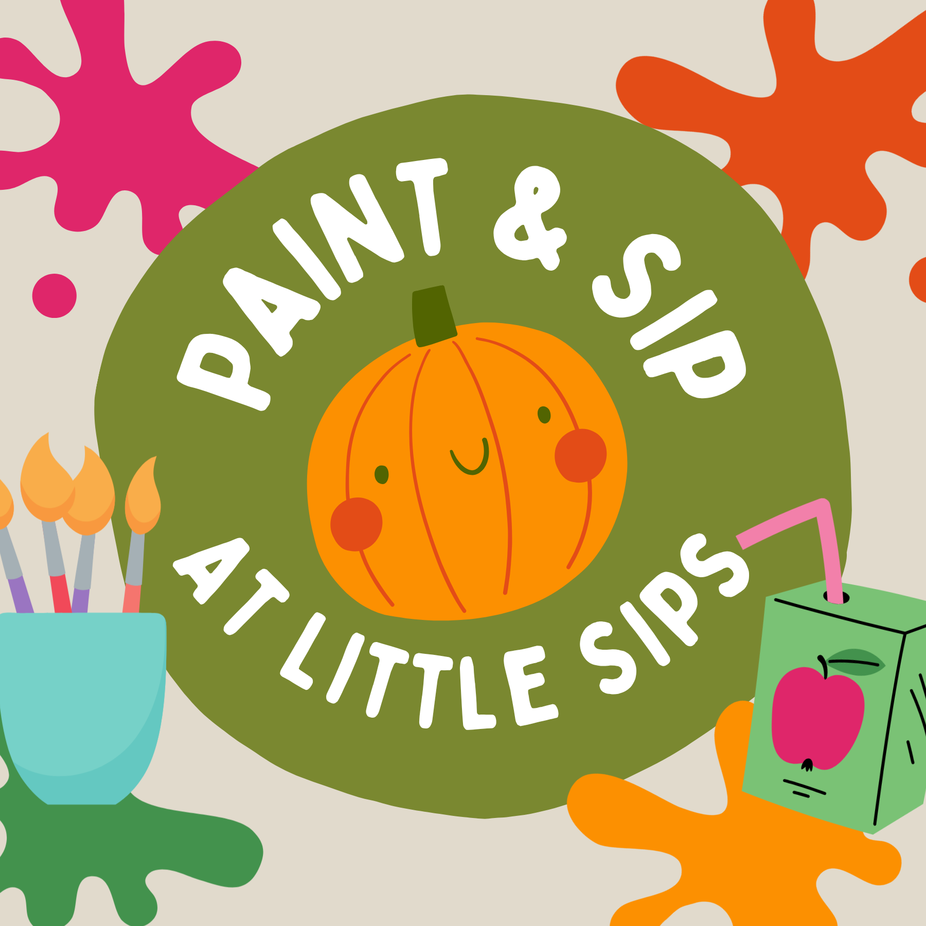 Pumpkin Paint & Sip