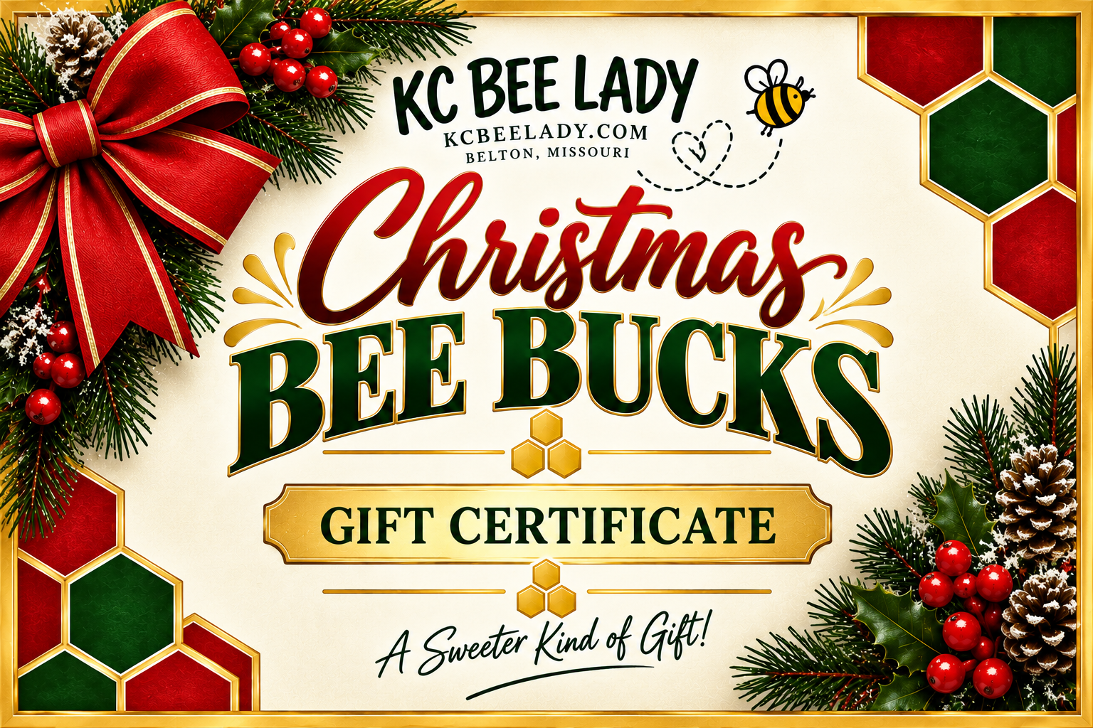 Christmas Bee Bucks