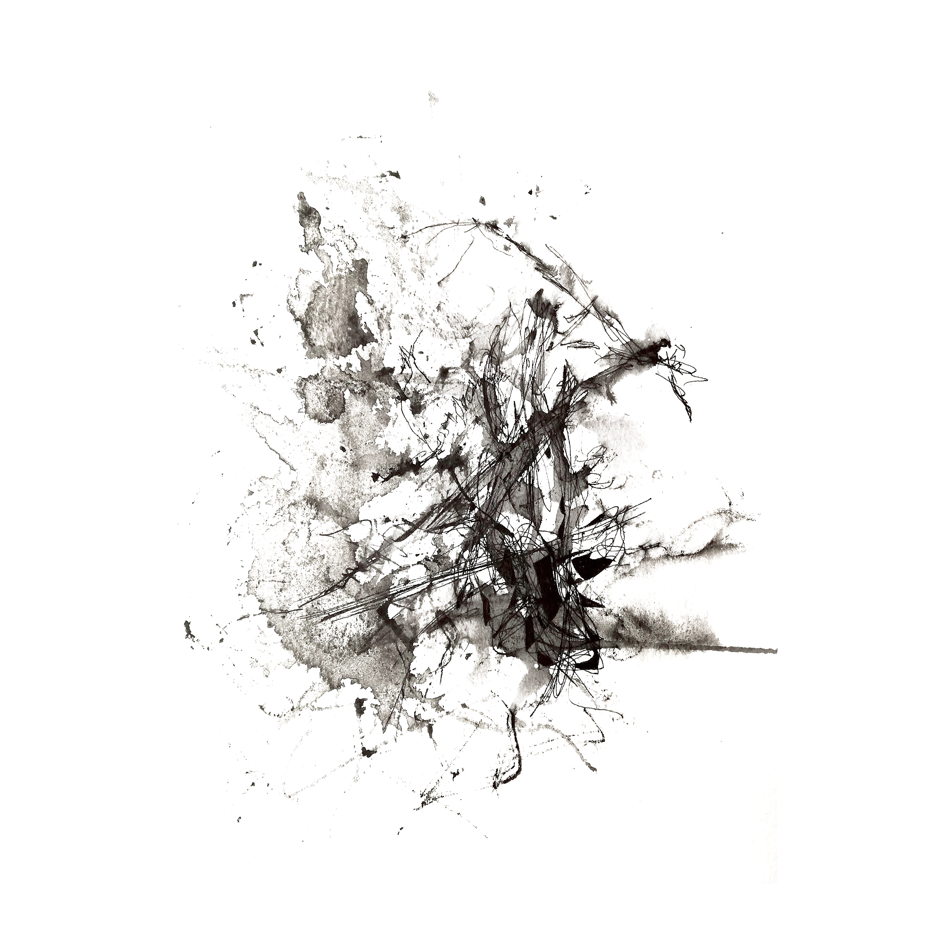 painting for shplss album cover, 2019