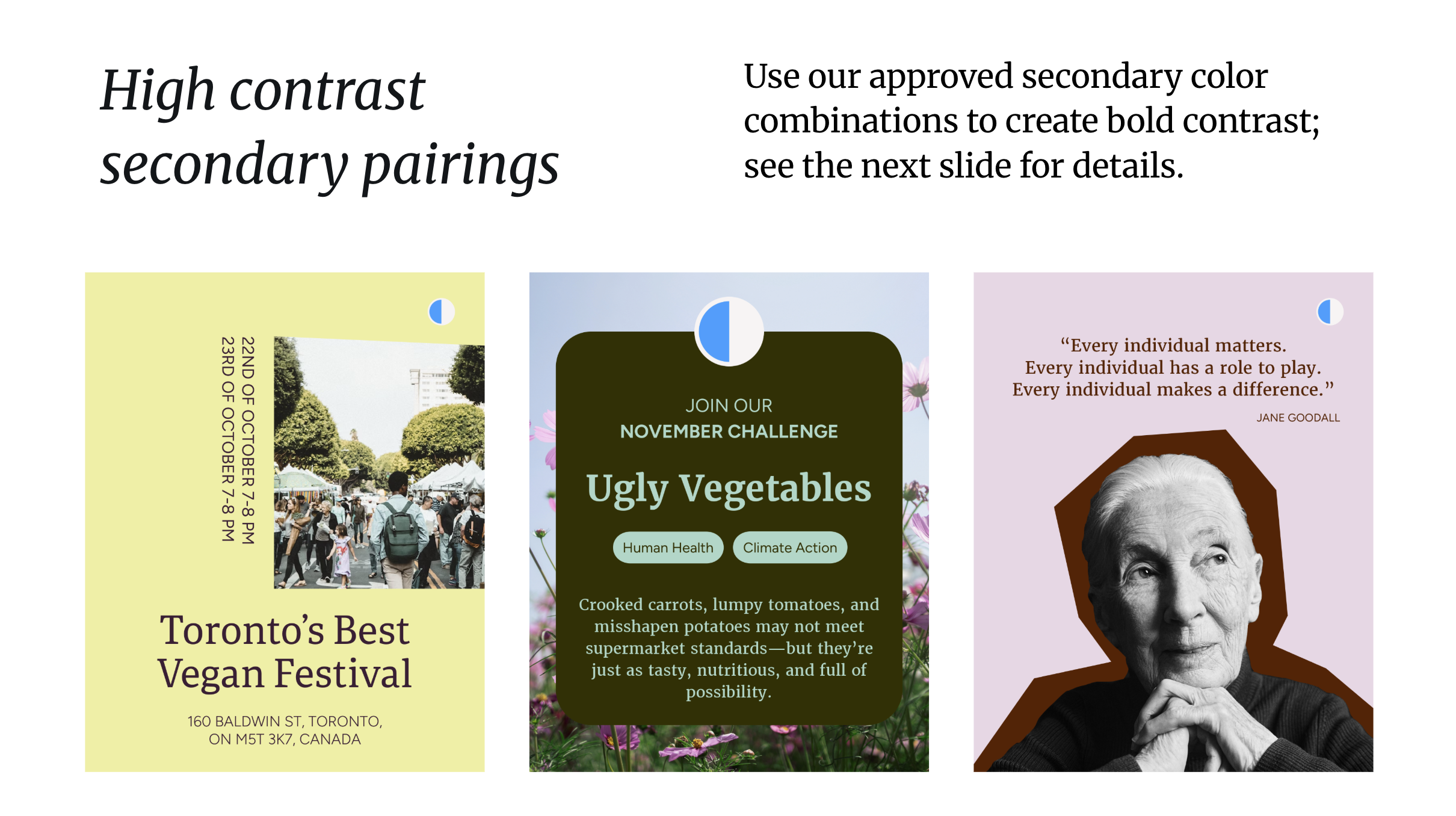 An illustration from our Brand Guidelines regarding social media