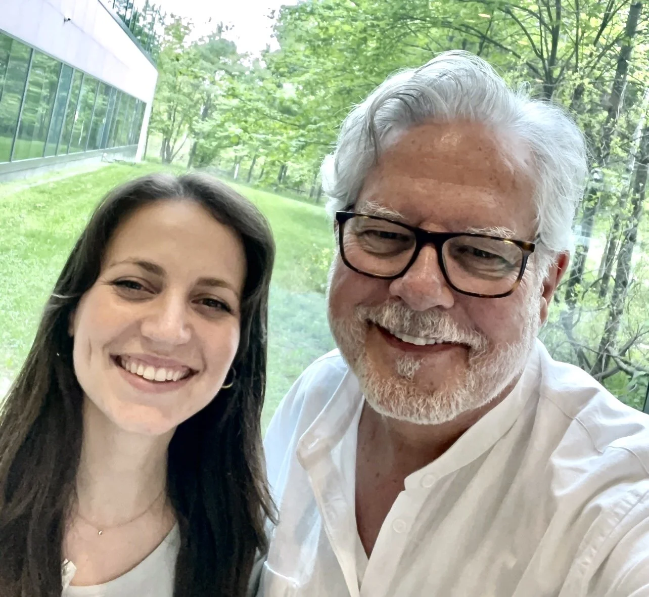 Co-founders, Carly Williams and Karel Vredenburg, together the day they met and formulated the initial concepts for Habits for a Better World.
