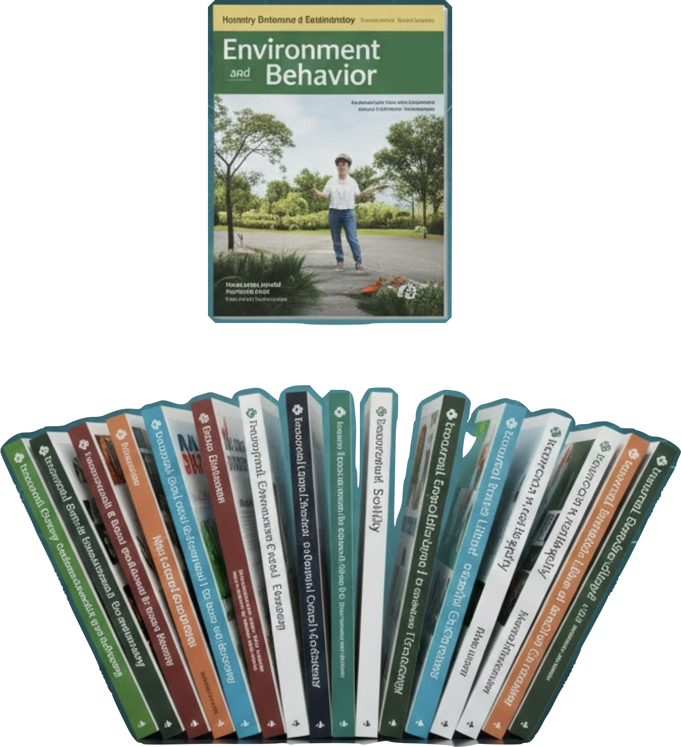 A pic of a selection of academic journals used in this initiative