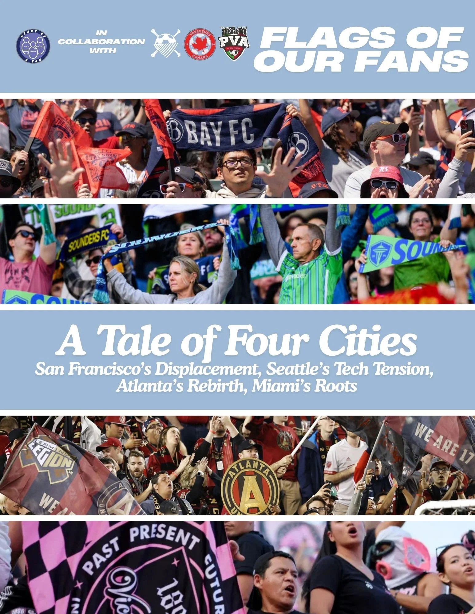 Flags of Our Fans: Seattle, San Francisco, Atlanta, Miami