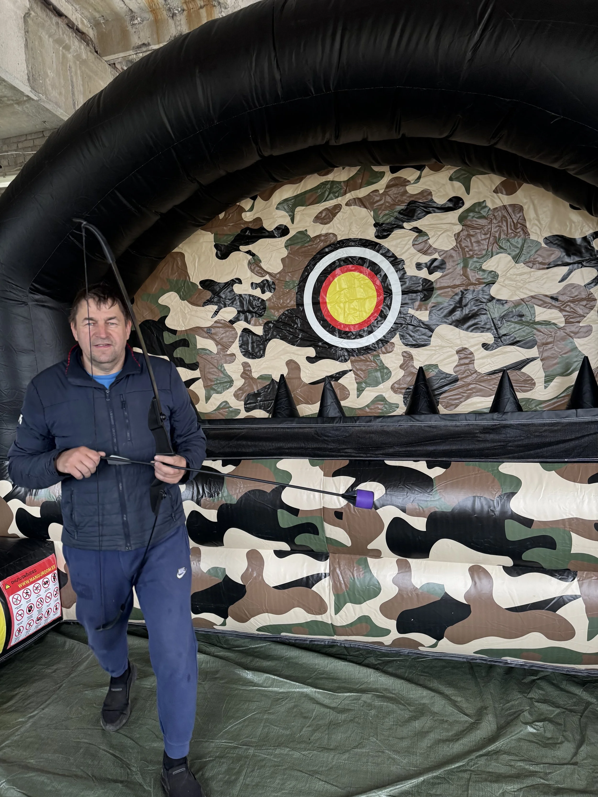 Täispuhutav vibulaskmine | Lõbus osavusmäng lastele ja noortele