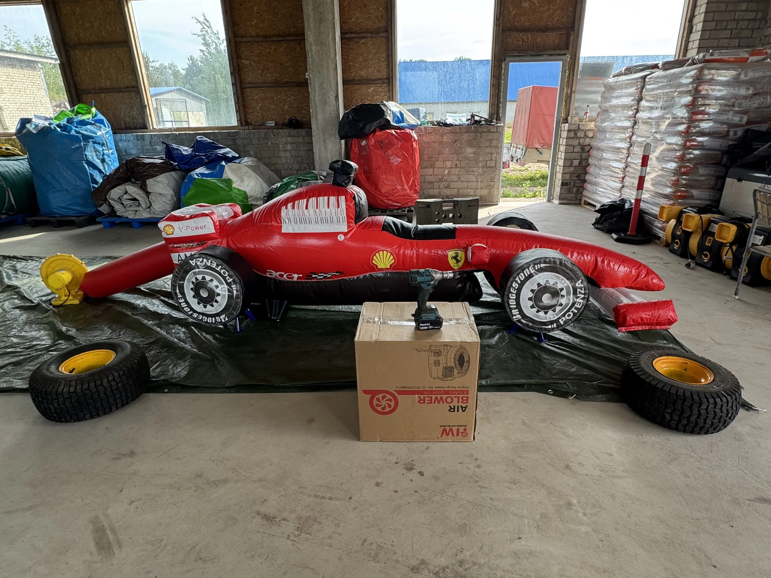 F1 rehvivõistlus atraktsioon | Kiirus- ja osavusmäng üritustele