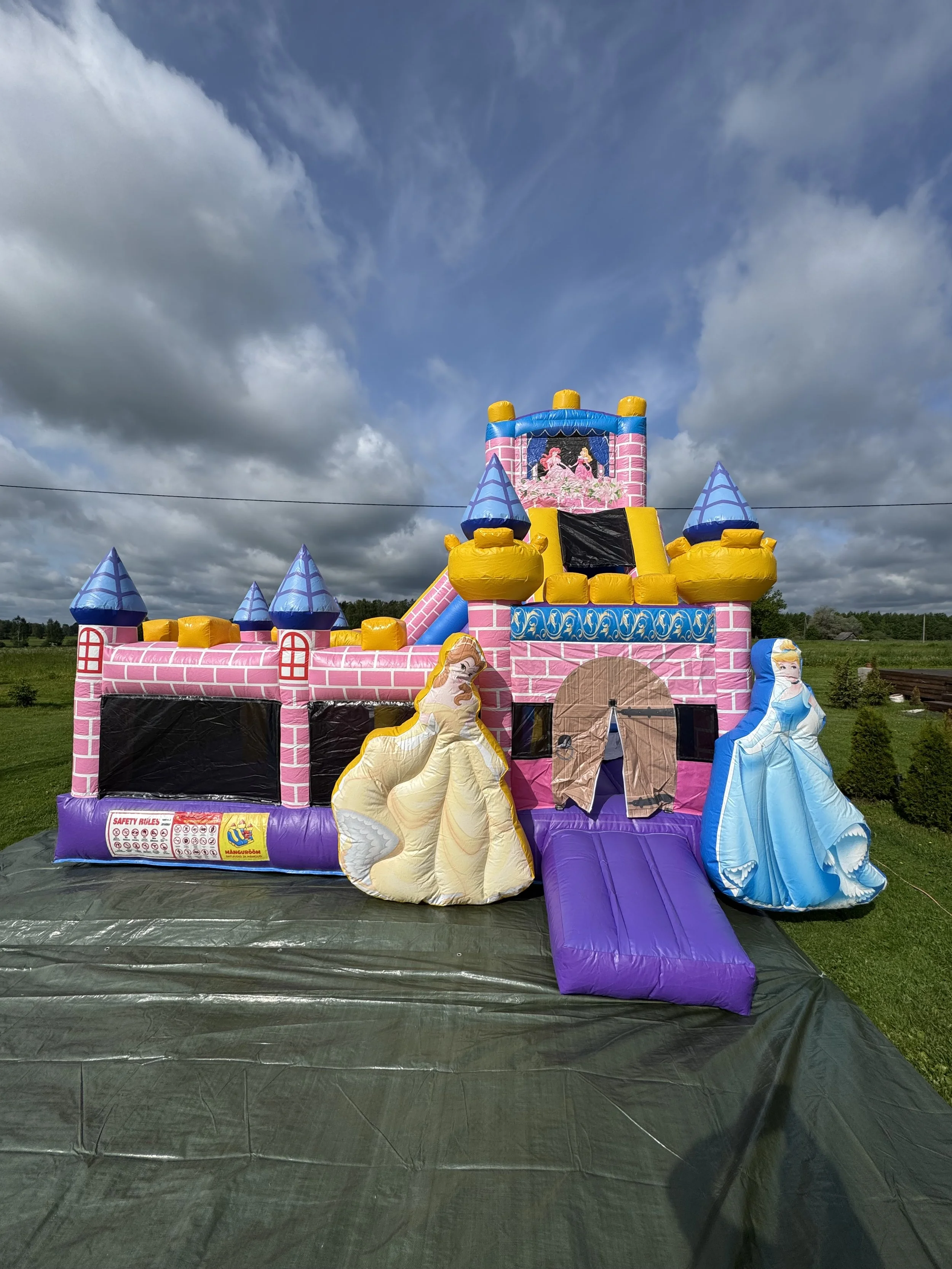 Printsessi loss batuut | Muinasjutuline täispuhutav seiklus alates 3. eluaastast

