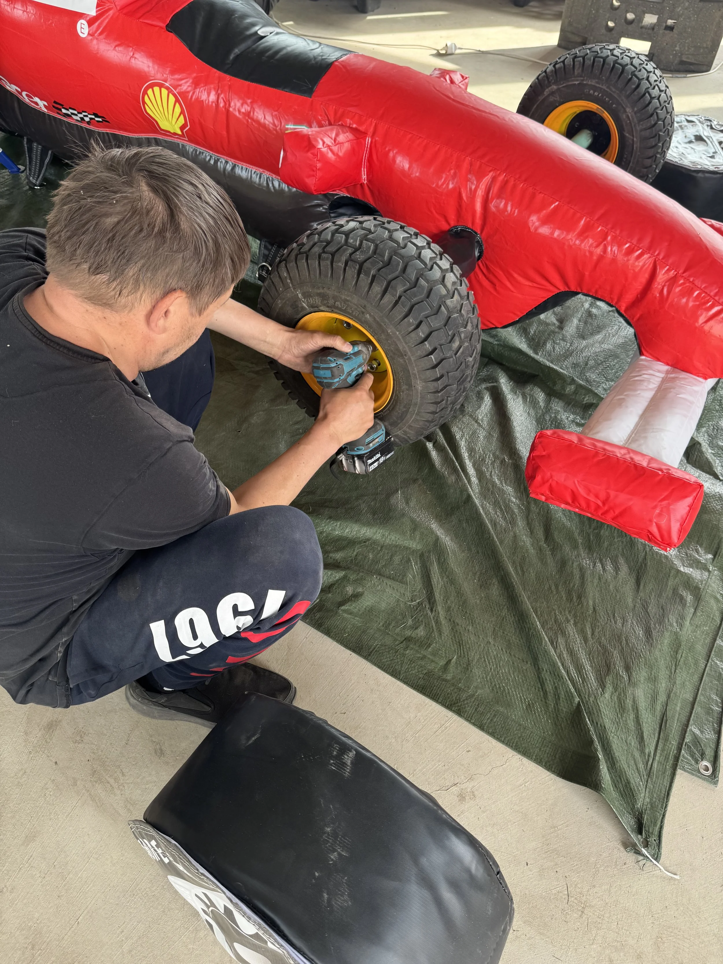 F1 rehvivõistlus atraktsioon | Kiirus- ja osavusmäng üritustele