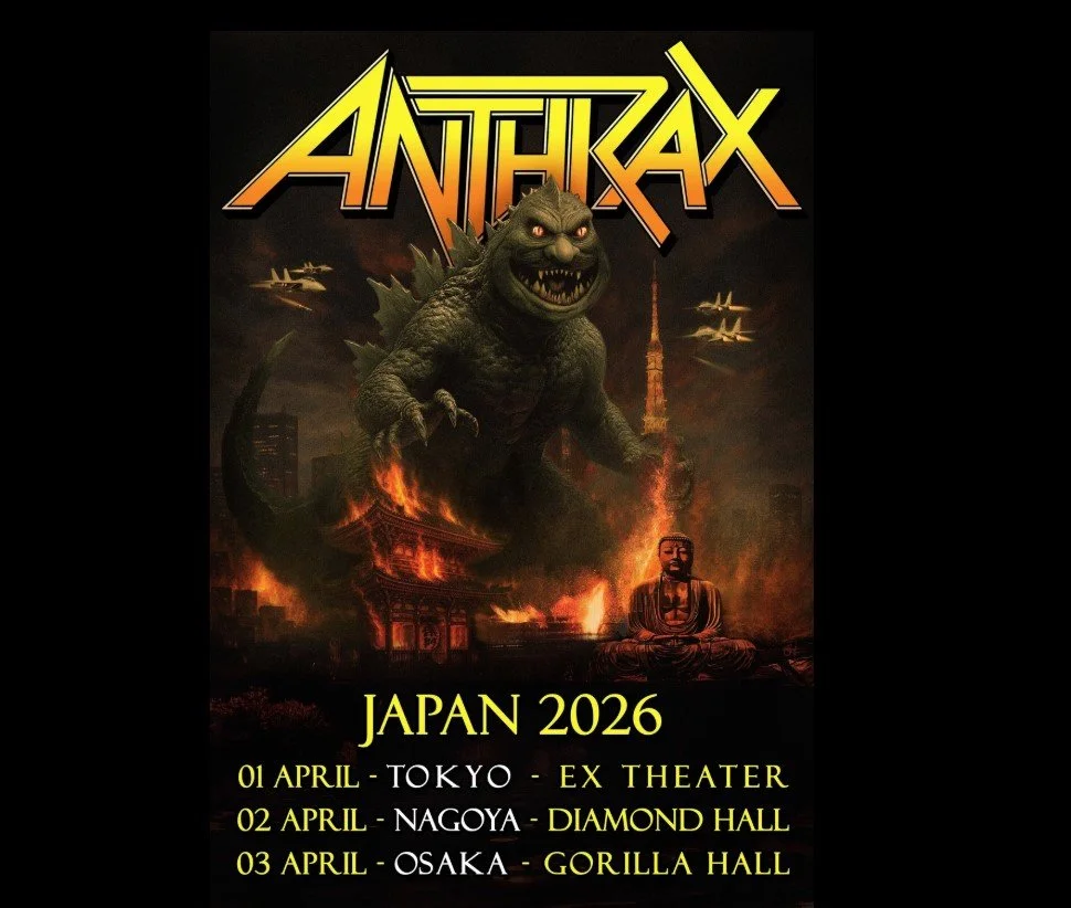 Anthrax - Japan 2026 (April 1-3)