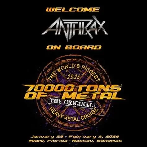ANTHRAX - 70,000 Tons Of Metal Cruise