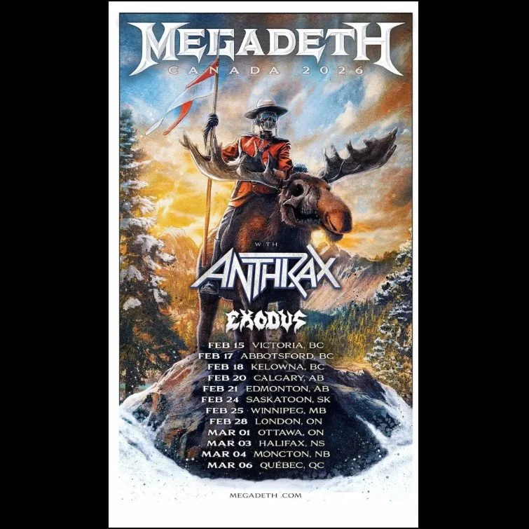 Megadeth / Anthrax / Exodus - Canada 2026