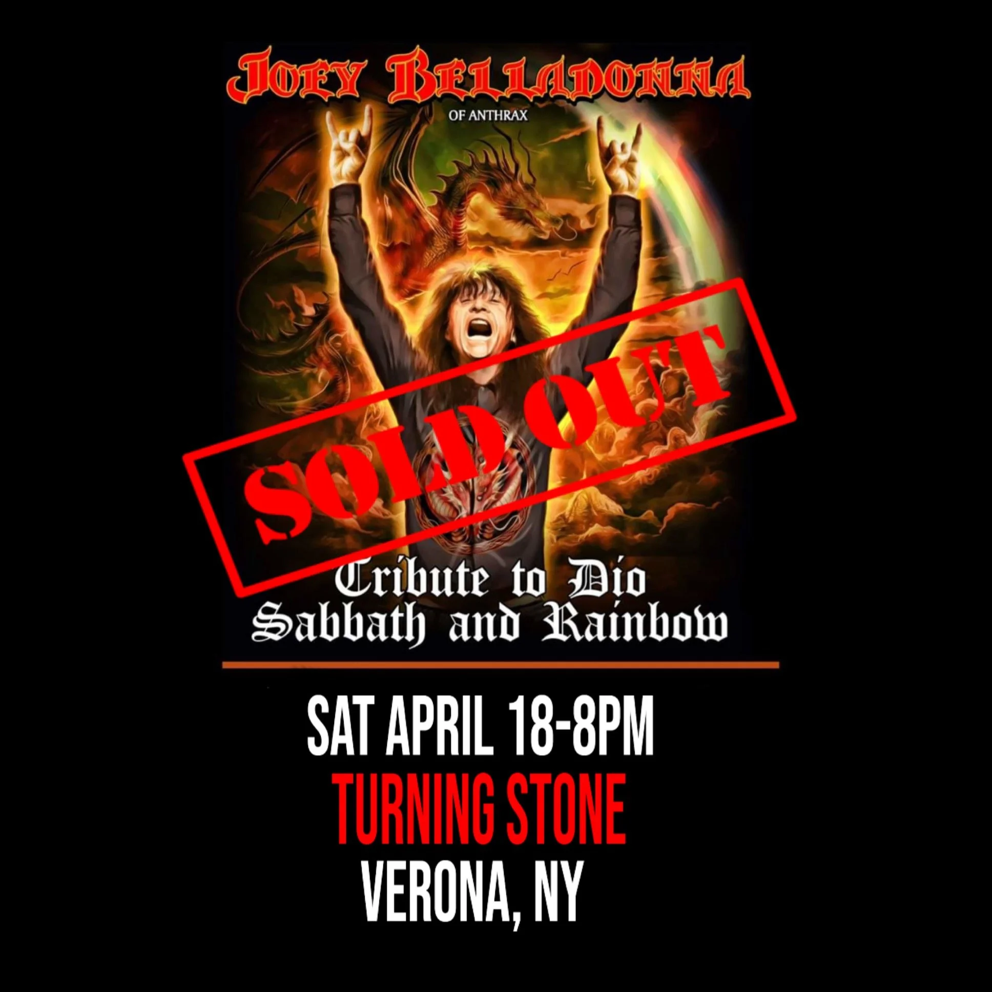 Joey Belladonna - Tribute to Dio, Sabbath &amp; Rainbow