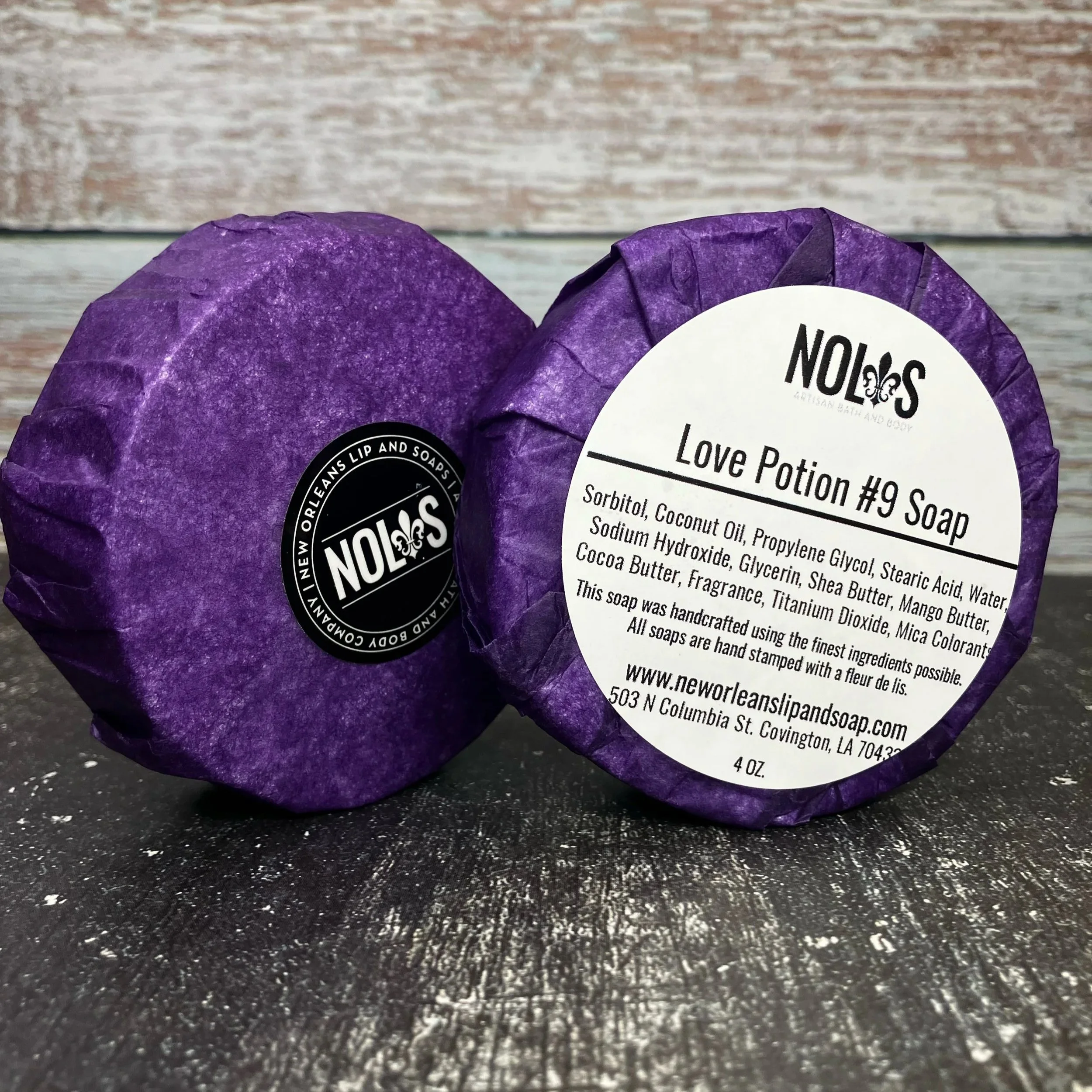 NOLA'S Love Potion three butter Soap