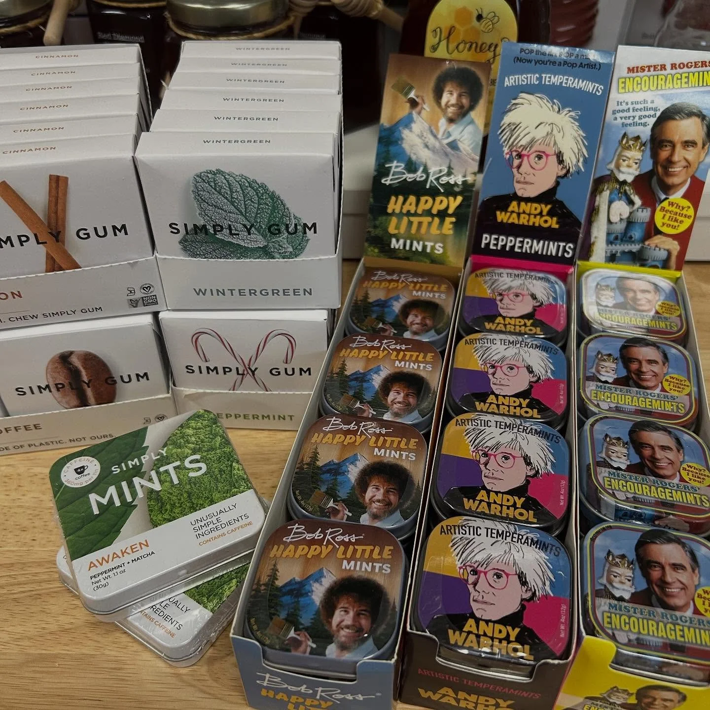 &ldquo;It&rsquo;s a beautiful day in the neighborhood&rdquo; to be &ldquo;famous for fifteen minutes&rdquo; by making some &ldquo;happy little mistakes&rdquo; while doing the &ldquo;time warp.&rdquo; Mugs, mints and more are now available in the shop