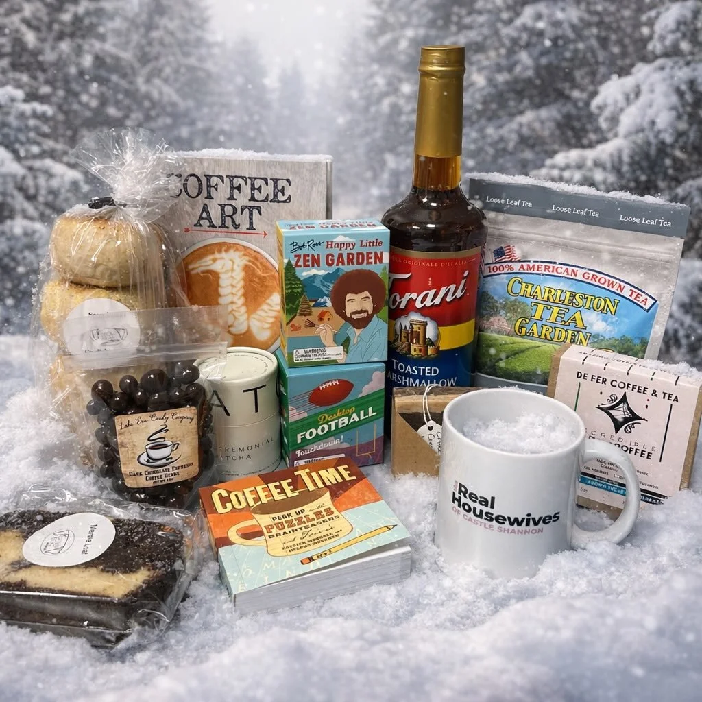 @pourjohnnys your one-stop Sunday snowstorm supplies and stuff for survival shop.  Stop in and stock up Saturday in Shannon.  From beans and books; to Bob Ross and baked goods, we&rsquo;ve got you covered. 

#snowstorm2026 #hopeforthebestprepareforth