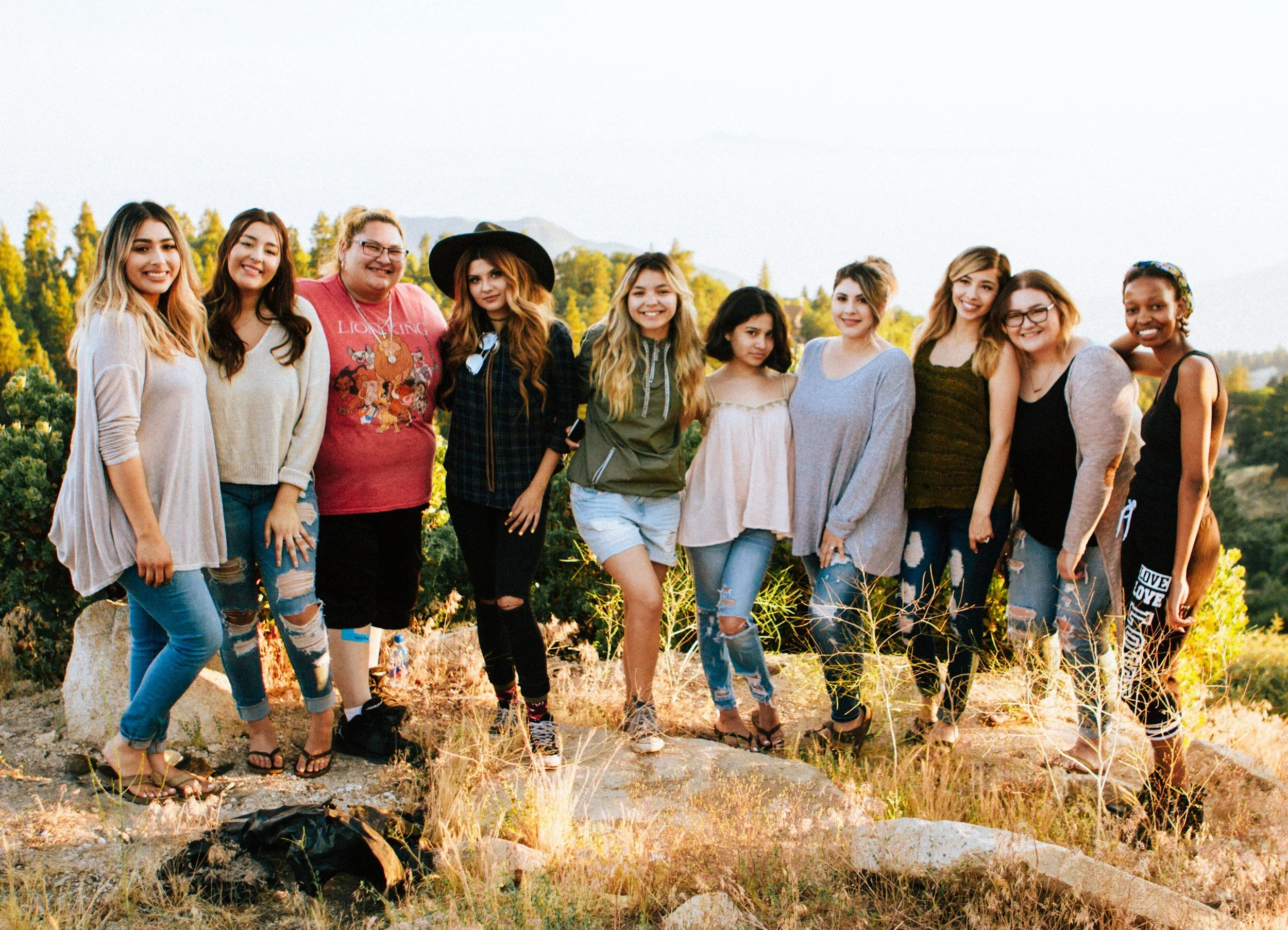 a group of women