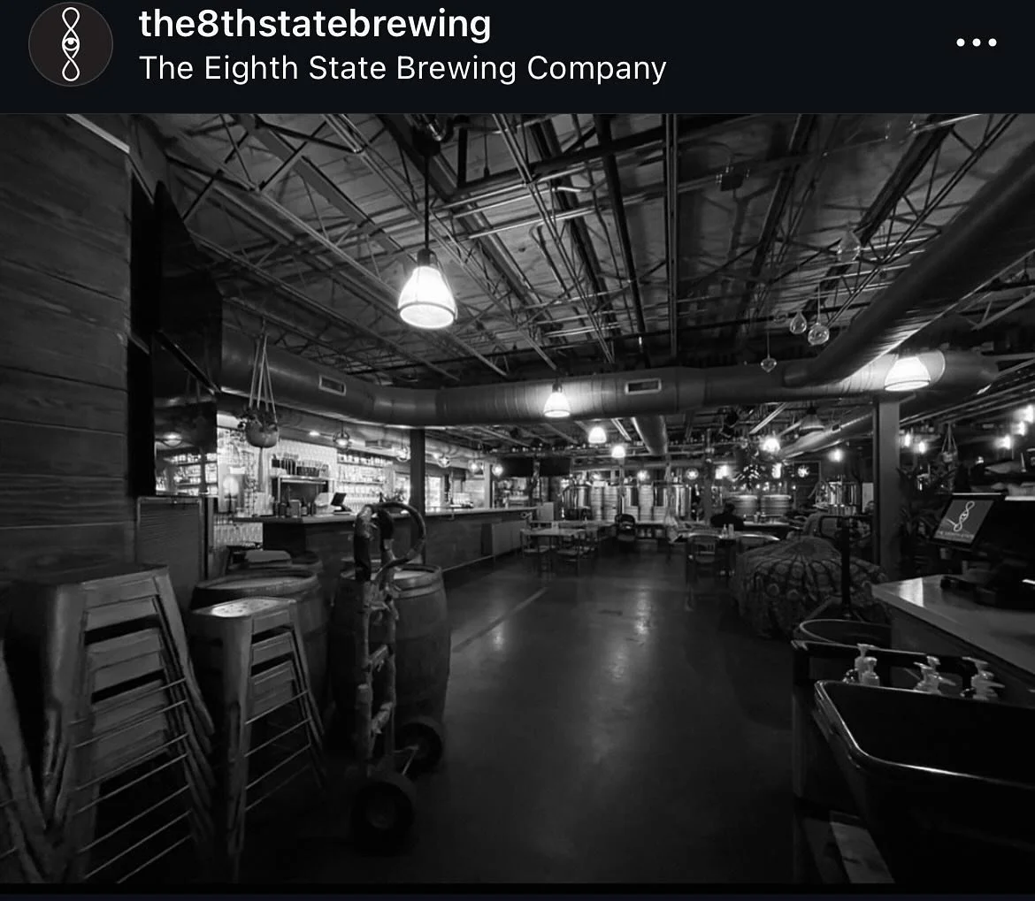 It has been such an honor to have partnered with an amazing team and company @the8thstatebrewing. With a heavy heart they have announced they are closing at the end of the month. They will be missed dearly and their impact in the Greenville and Upsta