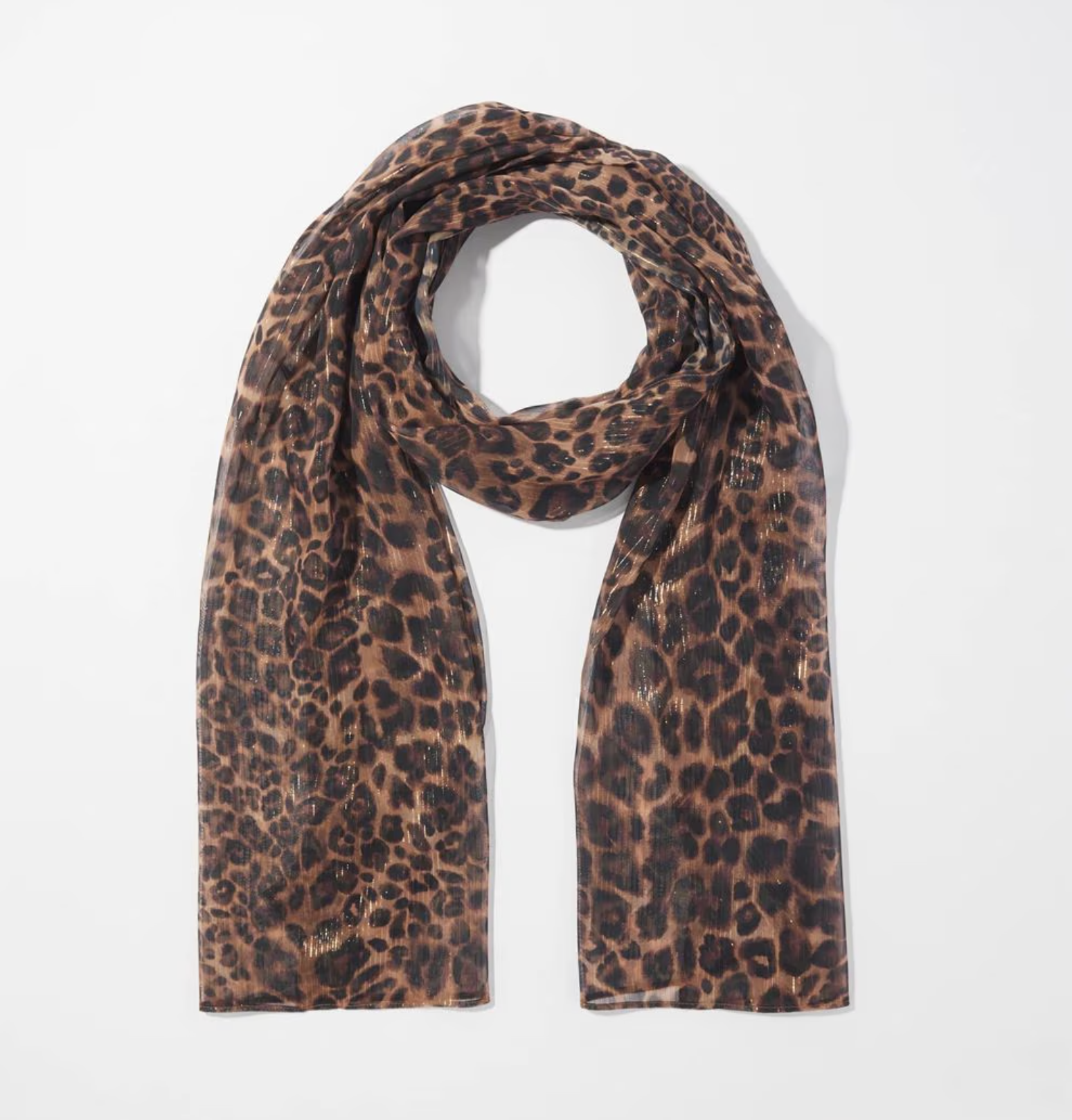 OBLING LEOPARD SCARF