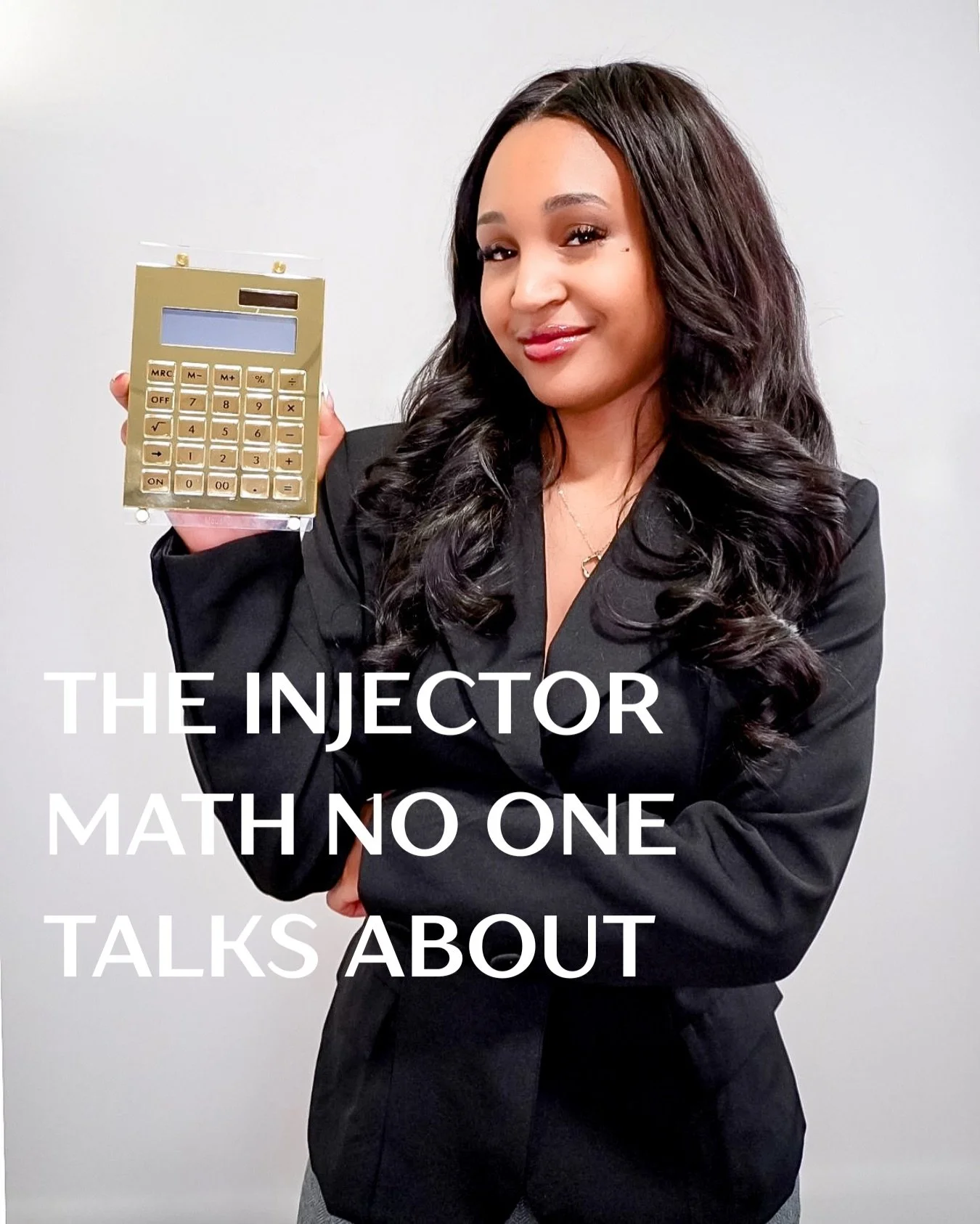 Looking for a new injector? Make sure the math maths 😉💉