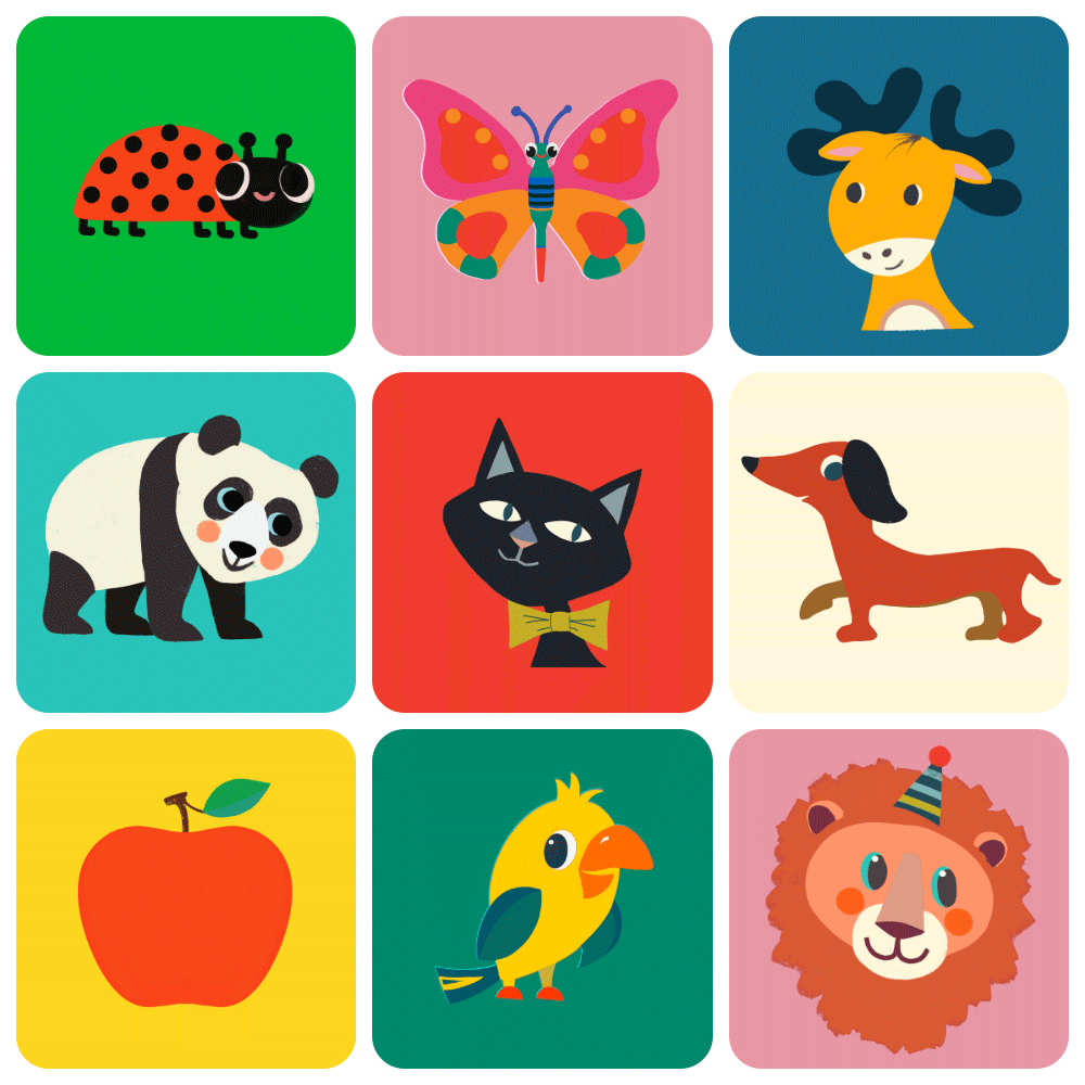 Artessi Classic Matching Game for Kids helps build focus, concentration and memory through play.