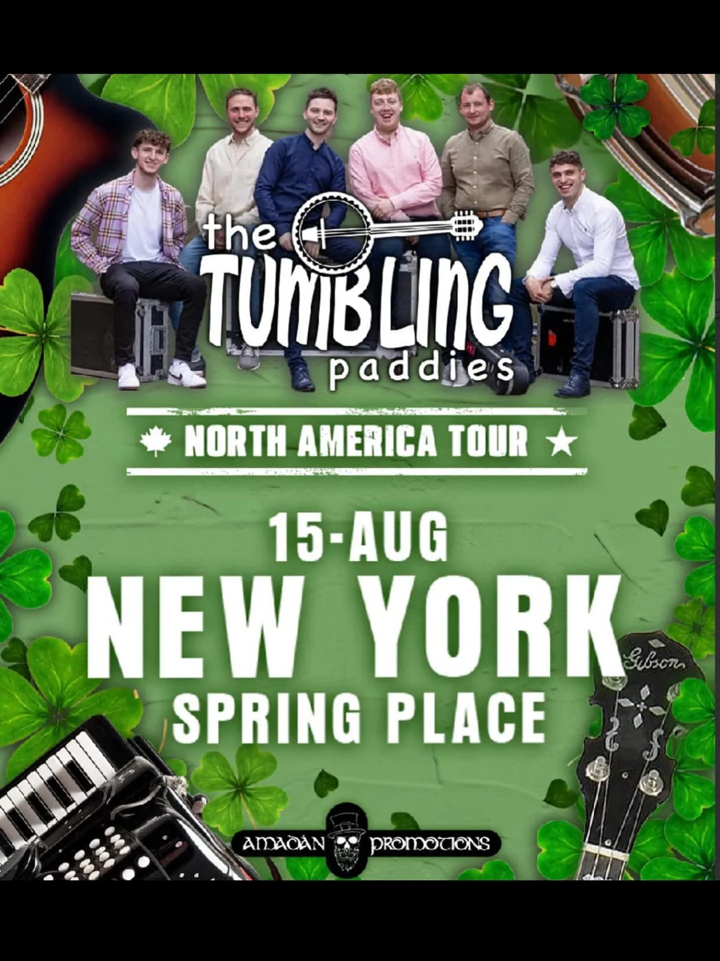 🎶 GIVEAWAY TIME! 🎶
We&rsquo;ve got your chance to WIN 2 TICKETS to see the incredible Tumbling Paddies live at Spring Place NYC on August 15th! 🇮🇪🎤

To enter:
✅ Follow @thewildgoosenyc
✅ Like this post
✅ Tag who you&rsquo;d bring in the comments