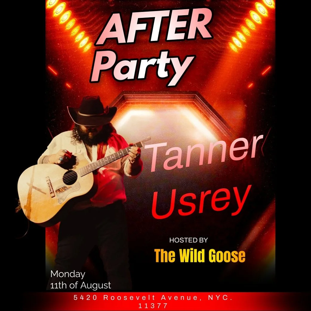 🎉 The Wild Goose NYC After Party with Tanner Usrey 🎉

Catch the incredible Tanner Usrey bringing his soulful sound to NYC this Monday night at Mercury Lounge.

🌟 But the night doesn&rsquo;t end there&hellip;
Join us at The Wild Goose NYC for the o