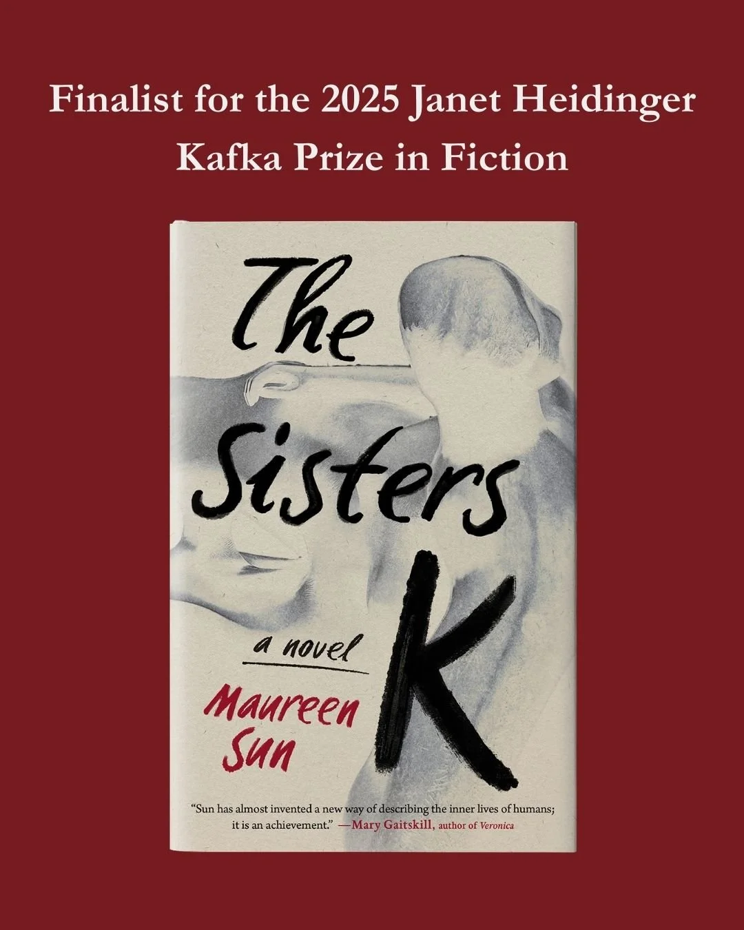 Congratulations to Maureen Sun! THE SISTERS K is a FINALIST for the $15,000 Janet Kafka Prize! @maureen_sun_ ✨

Since 1976, the Susan B. Anthony Institute for Gender, Sexuality, and Women's Studies and the Department of English at the University of R