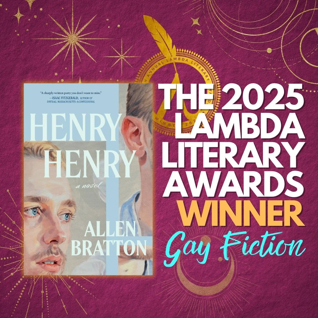 Congratulations to Allen Bratton WINNER! of the 2025 @lambdaliterary Award for gay fiction! 

Available now in hardcover and paperback, order your copy anywhere fine books are sold or at unnamedpress.com

🥇

#lambda #gayfiction #shakespeare
