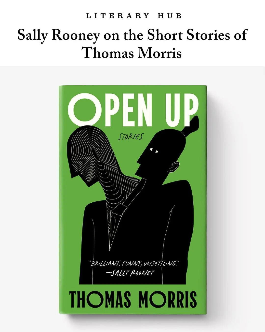 OPEN UP is one of @publisherswkly's BEST BOOKS OF 2025! 

Read more about what Sally Rooney has to say about it in Lit Hub (link in bio) and find a copy at your favorite local bookstore or directly from us at unnamedpress.com! 

It's the perfect eeri