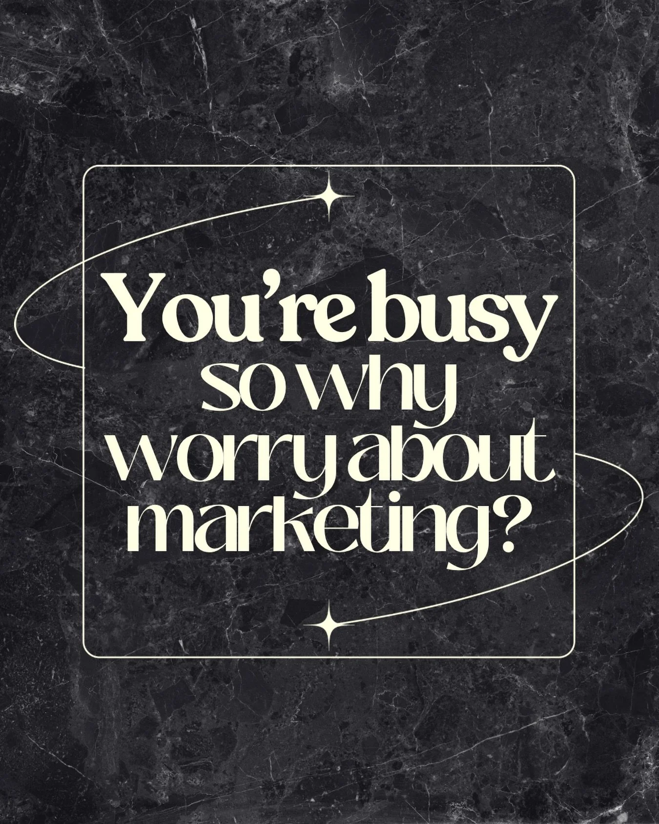 I worry about marketing so YOU can worry about whatever it is YOU do best, doesn&rsquo;t that sound nice? 💭 I have my services listed out on my website, complete with my fair, transparent prices 🖥️ If you&rsquo;re in the market for someone who can 
