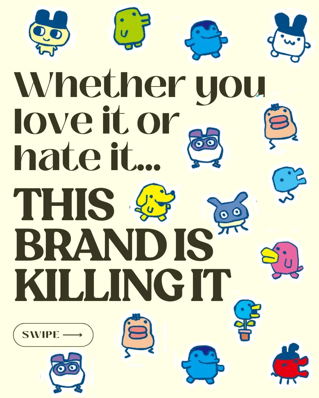 the world could use a lil silly right now &hellip; and @tamagotchi_us provides 👾 these little freaks have been bringing joy to generations for over THREE decades now 🍬 can u believe it?! as a tama collector, im thrilled to celebrate everybody&rsquo
