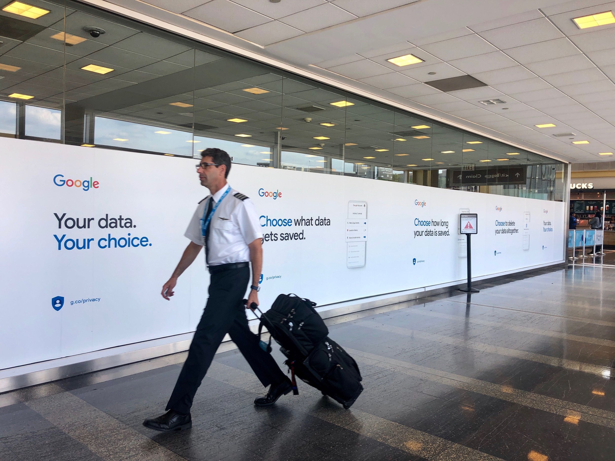 Google Privacy & Security OOH Airport